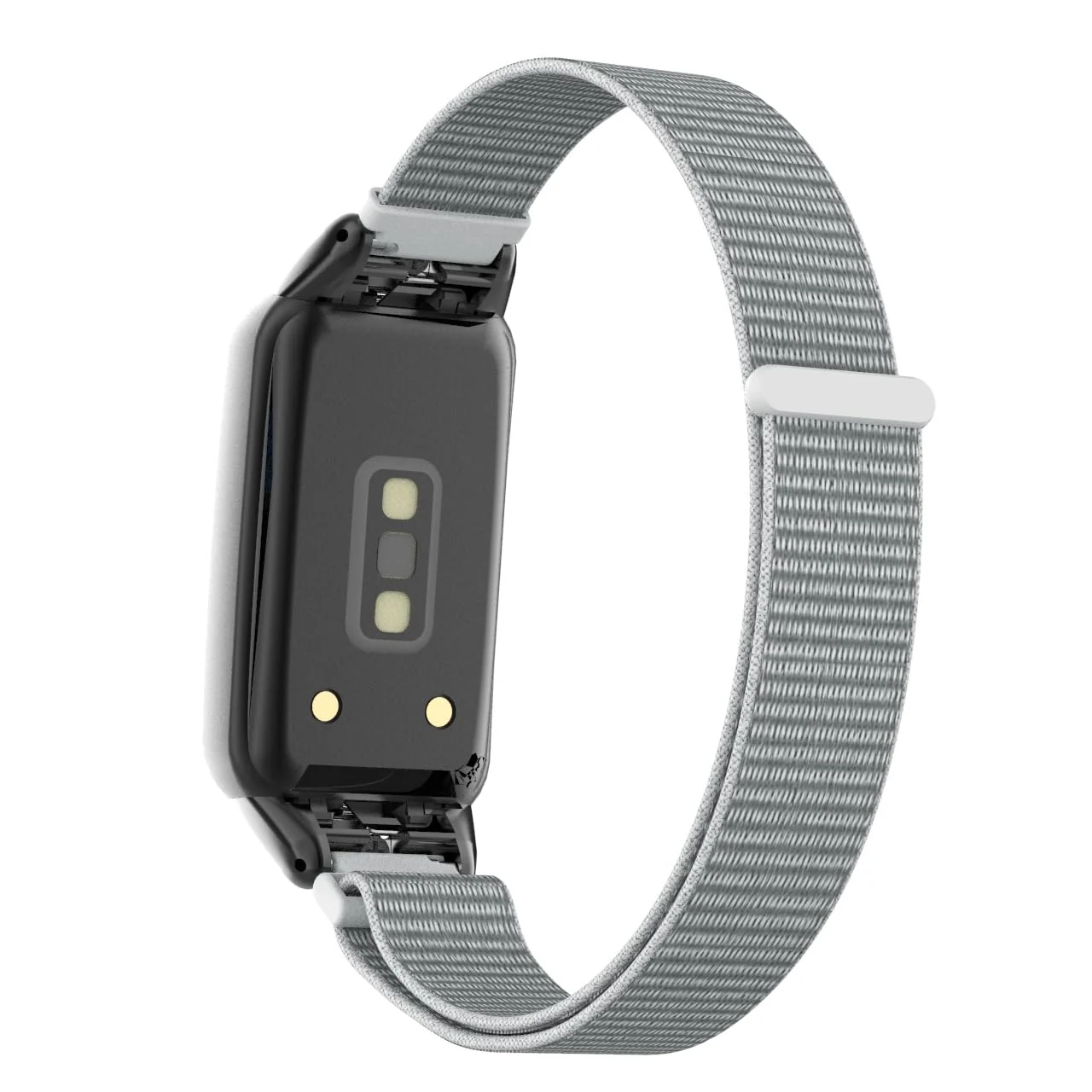 DL3 Mobilak Nylon Band for Honor Band 6/Huawei Band 6 Pro/Huawei Band 6, Nylon Watch Strap Sport Wristband Soft Replacement Watch Strap Adjusable Wrist for Women Men - Silver