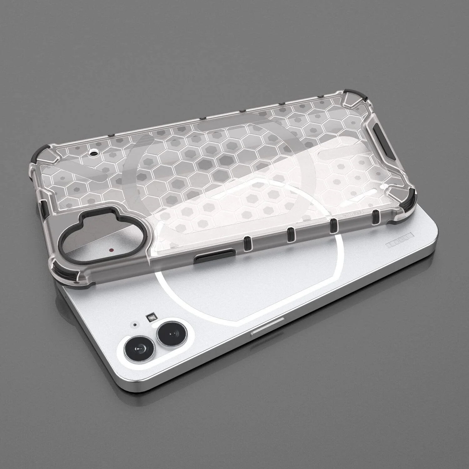 DL3 Mobilak Clear PC and TPU Protective Case for Nothing Phone (1) with Shockproof Design - Clear