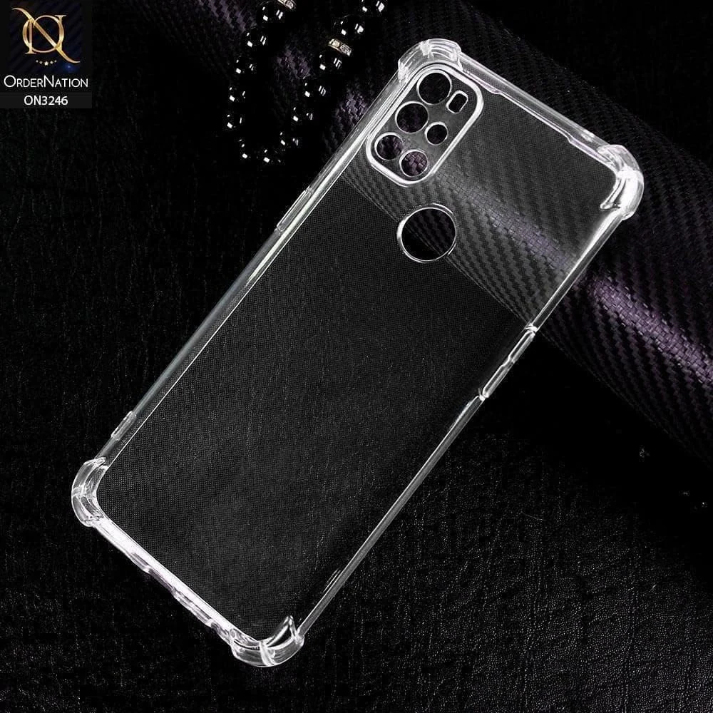 DL3 Mobilak Case Compatible with Oneplus Nord N10 5G, Cover Silicone TPU Gorilla Anti-shock Protector Camera Shockproof Corners - Clear