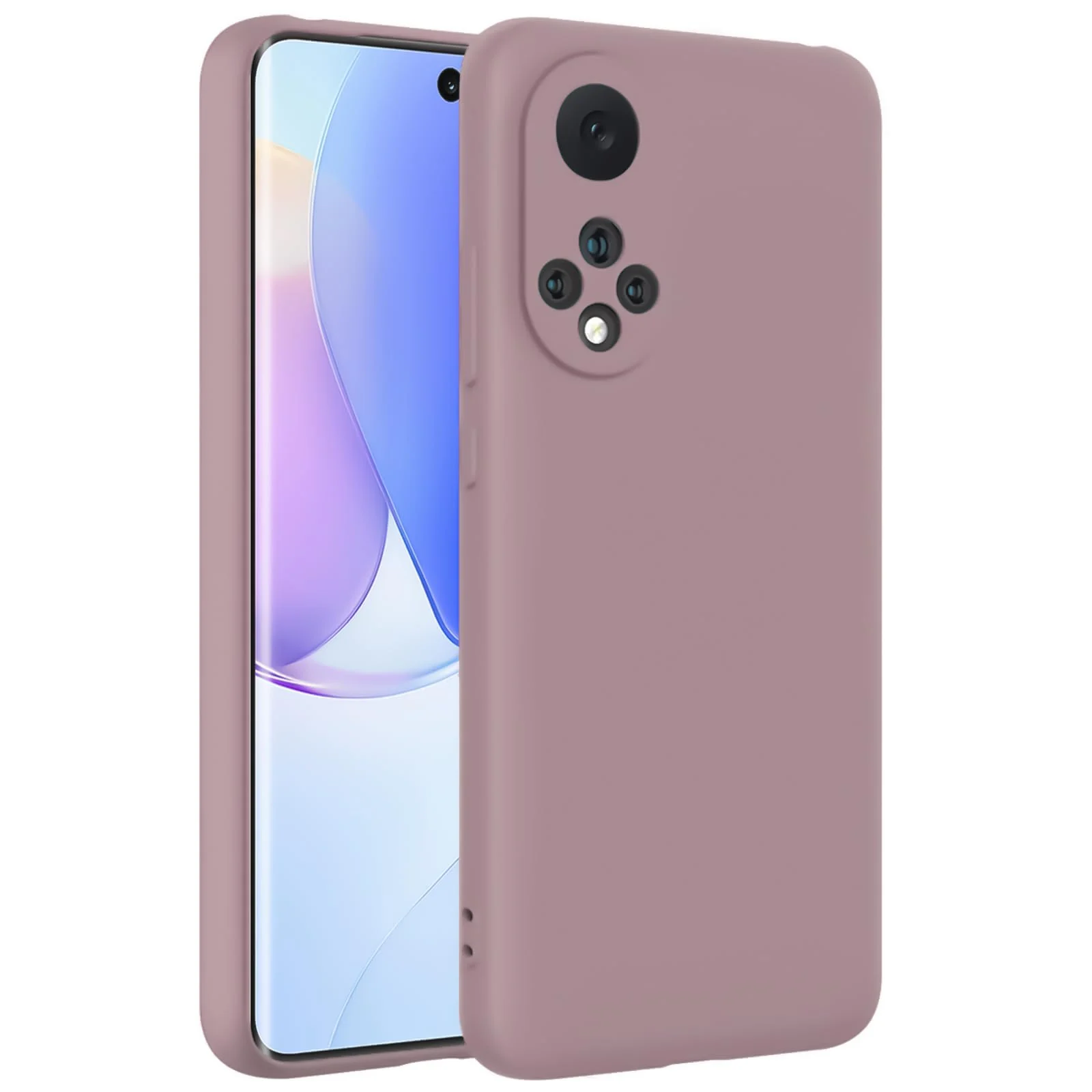 DL3 Mobilak Honor 50 / Huawei Nova 9 Case, Soft Flexible Silicone Gel Rubber Bumper Cover, Slim Fit Full Body Shockproof Protective Phone Case - Cashmere