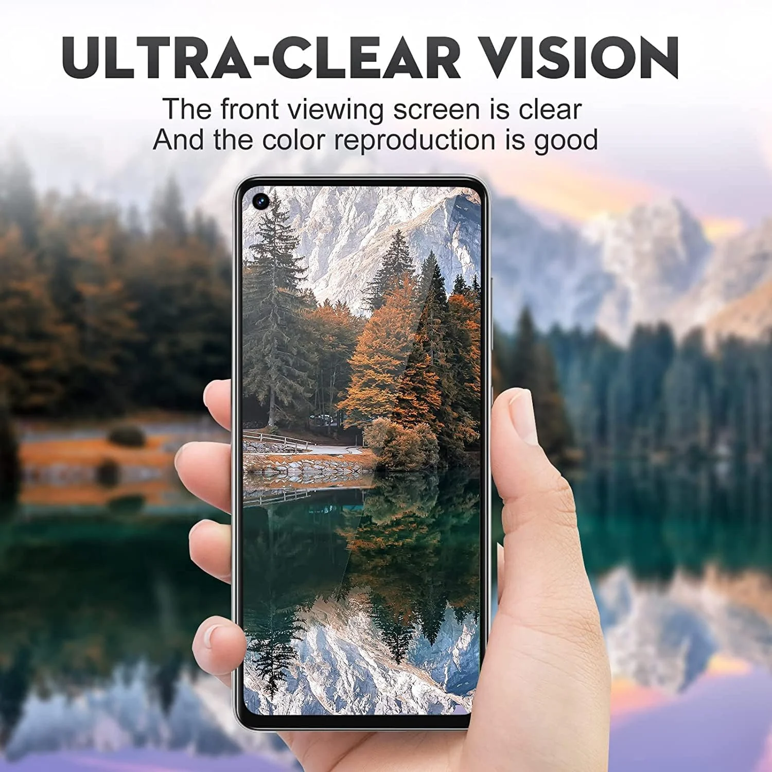 MOBIGON 9H Full-Coverage Tempered Glass Screen Protector for Huawei Y9 2019 / HONOR 8X / HONOR 9X Lite / Huawei Y8s, Clear