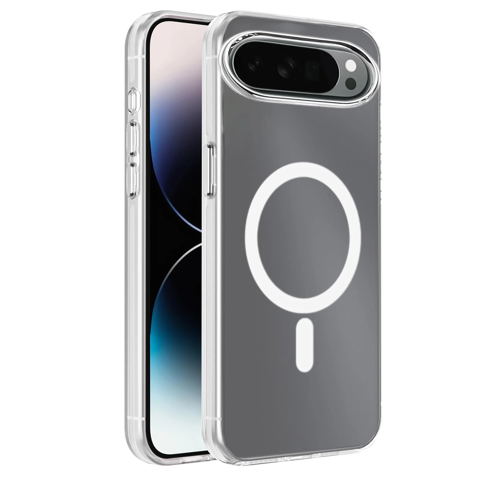 DL3 Mobilak Case For Google Pixel 10/10 Pro/9/9 Pro Case Crystal [Not Compatible with MagSafe] Soft TPU Gel Case Flexible Silicone Anti-Scratch TPU Cover - Clear