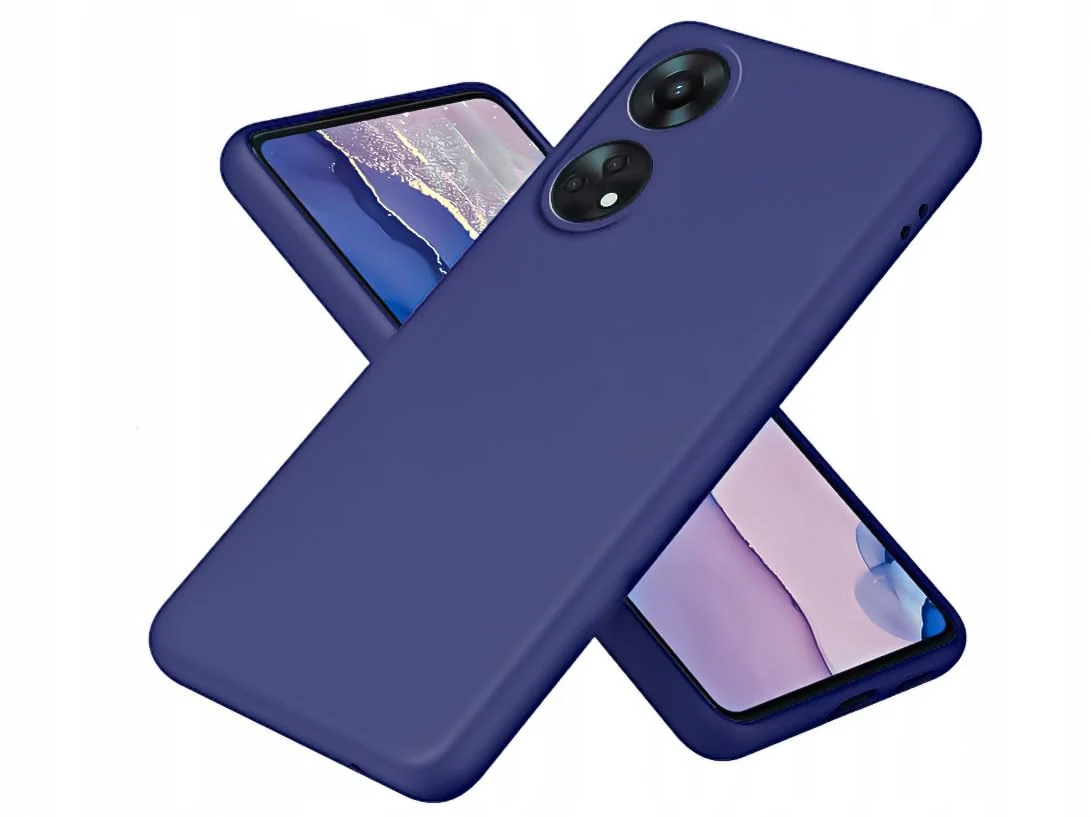 Dl3 Mobilak Case Compatible with OPPO Reno 8T 4G (Not 5G), Soft Silicone Bumper Case, Shockproof Protective Case (Black)