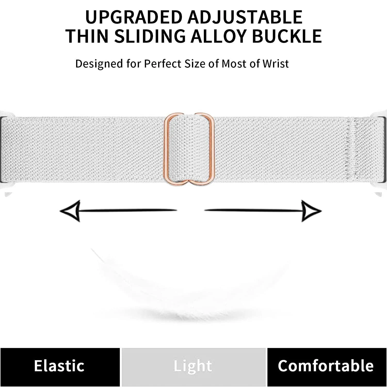DL3 Mobilak Strap Nylon Loop 20MM Band For Samsung Galaxy Watch 7/6/5/4 40mm 44mm/Watch 5 Pro 45mm/S2 classic/active 2 40mm 44mm/Amazfi GTS 2/2e/3/3 Pro/4/GTS 2 Mini/3 Mini/4 Mini/Bip 3 - Black