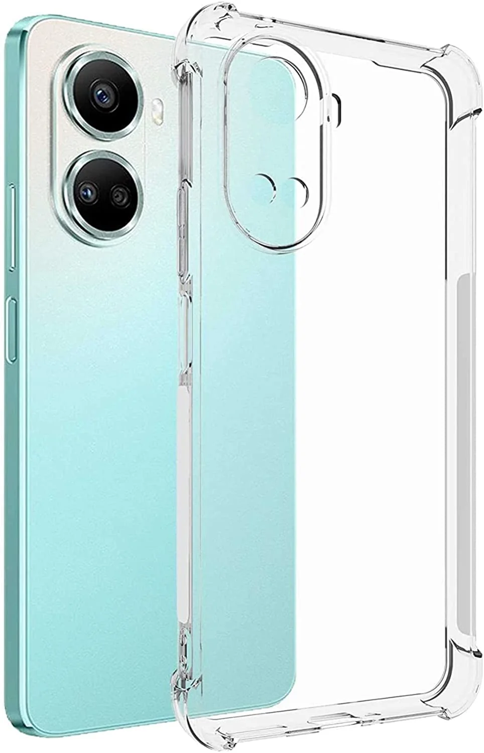 DL3 Mobilak Clear TPU Case for Huawei Nova 10SE, Camera protection, Shock-absorbing protection, Non-slip grip - Clear