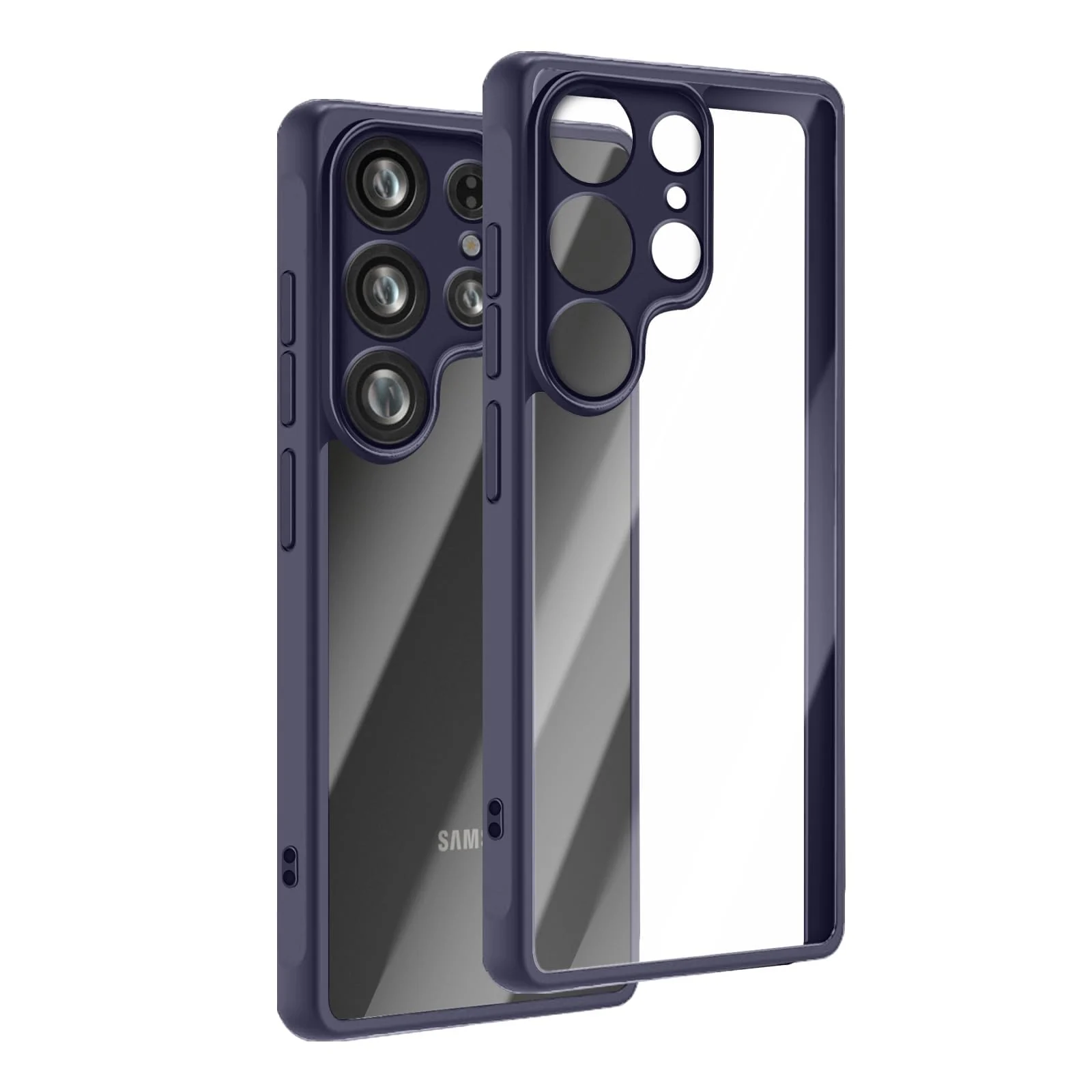 DL3 Mobilak Clear TPU Case for Samsung Galaxy S25 Ultra 5G, Camera protection, Shock-absorbing protection, Scratch-resistant surface - Purple