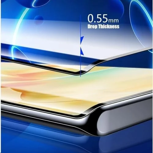 DL3 Mobilak 5D Full Glass Screen Protector For Samsung S21 FE 5G Frame Protector - Black