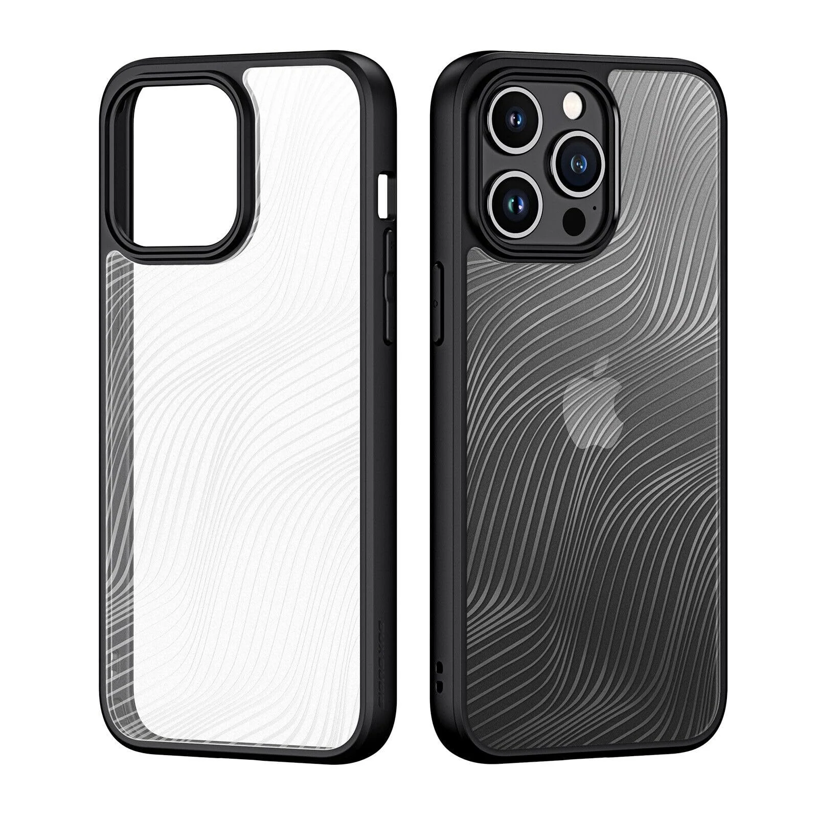 DL3 Mobilak Compatible with iPhone 14 Pro Max 6.7-Inch Case Waterproof, Full-Body Heavy Duty Shockproof Phone Case, Translucent Matte Cover, Built-in Camera Lens Protective - Black