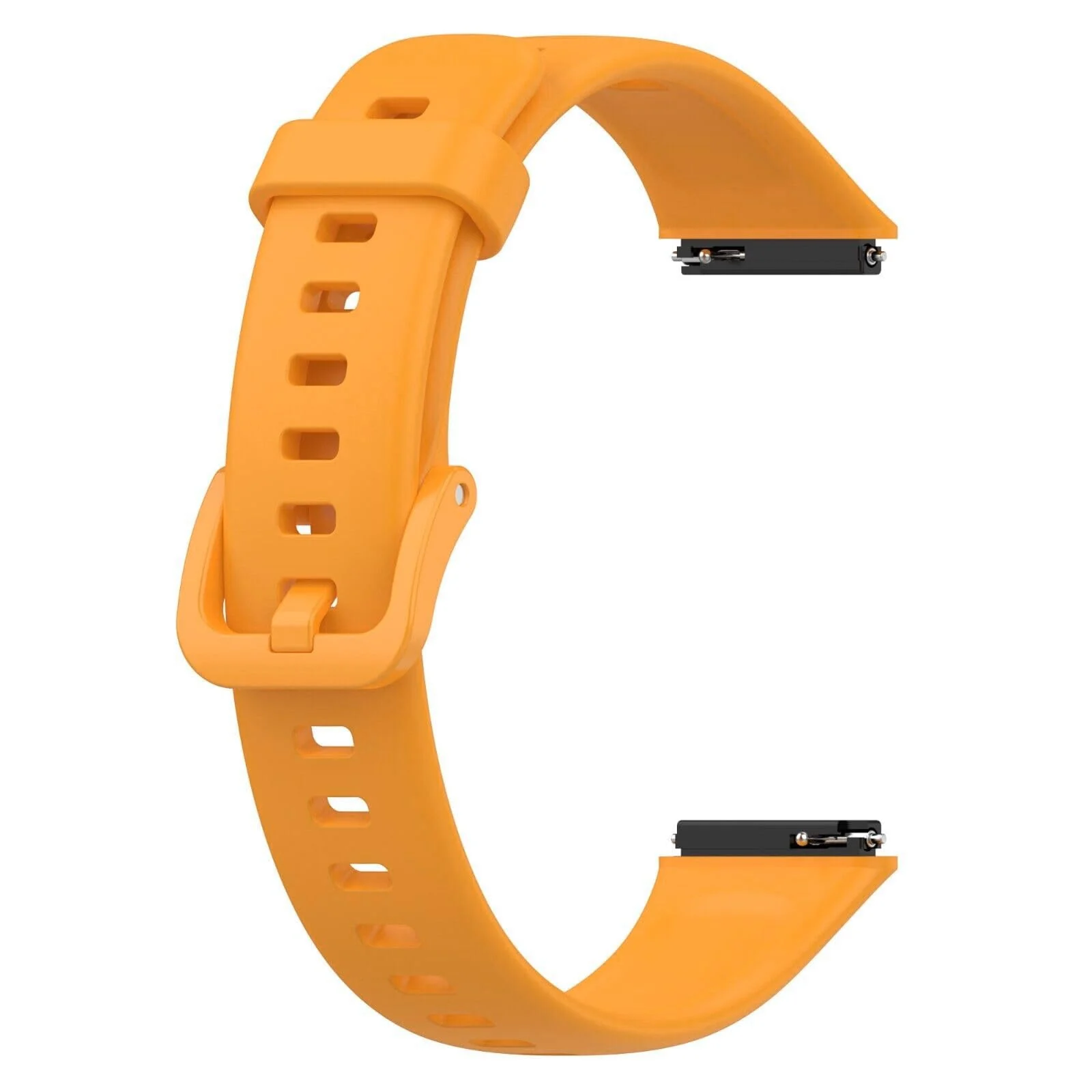 DL3 Mobilak Smart Watch Strap for Huawei Band 7, Sport Silicone Watch Band Wrist Strap, Replacement Bracelet Wristband Wrist Strap for Huawei Band 7 Accessories - Orange