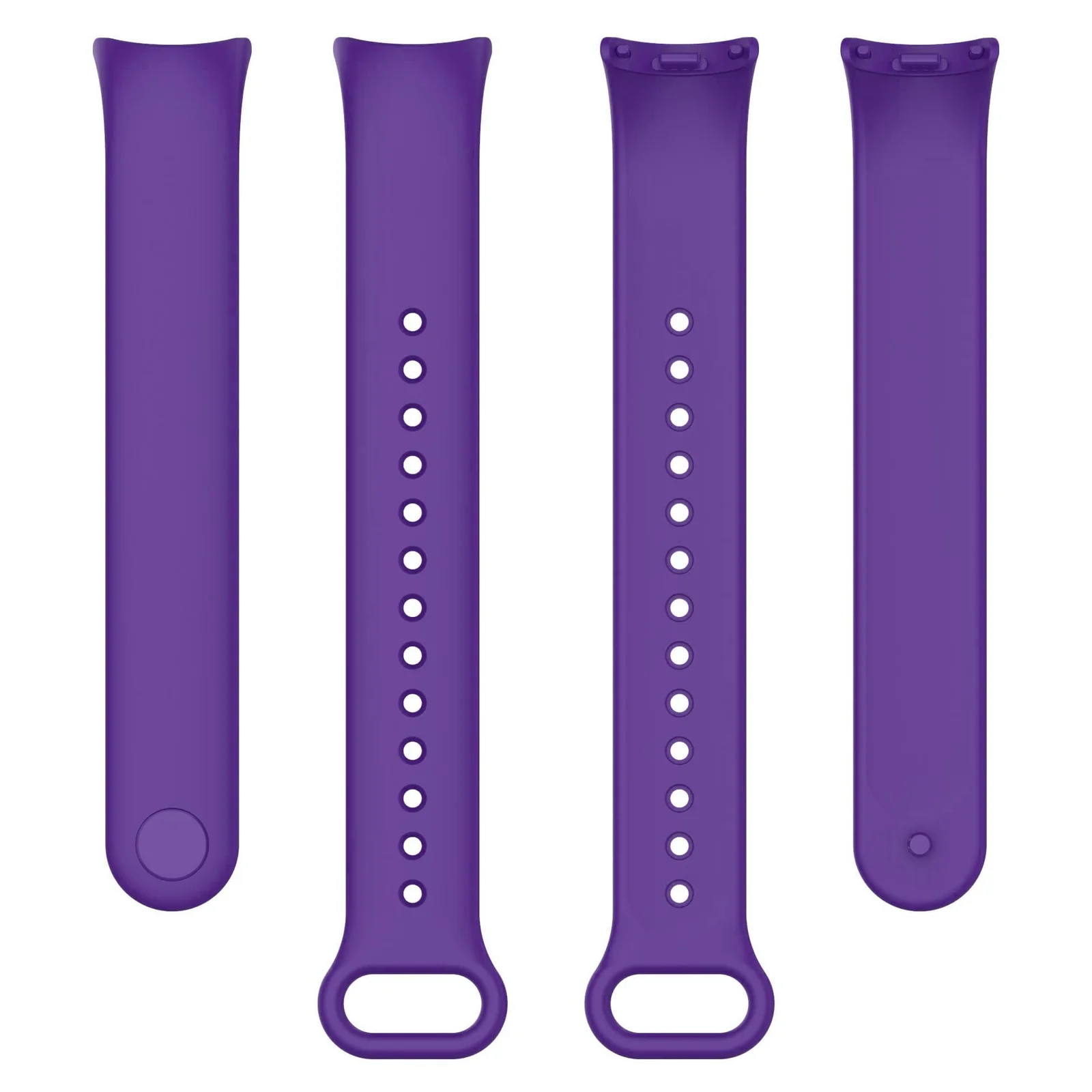 DL3 Mobilak Band Compatible with Xiaomi Mi Band 8 Replacement Band, Silicone Skin-Friendly Wrist Strap Adjustable Sports Wristbands for Women Men Xiaomi Band 8 Bracelets - Purple