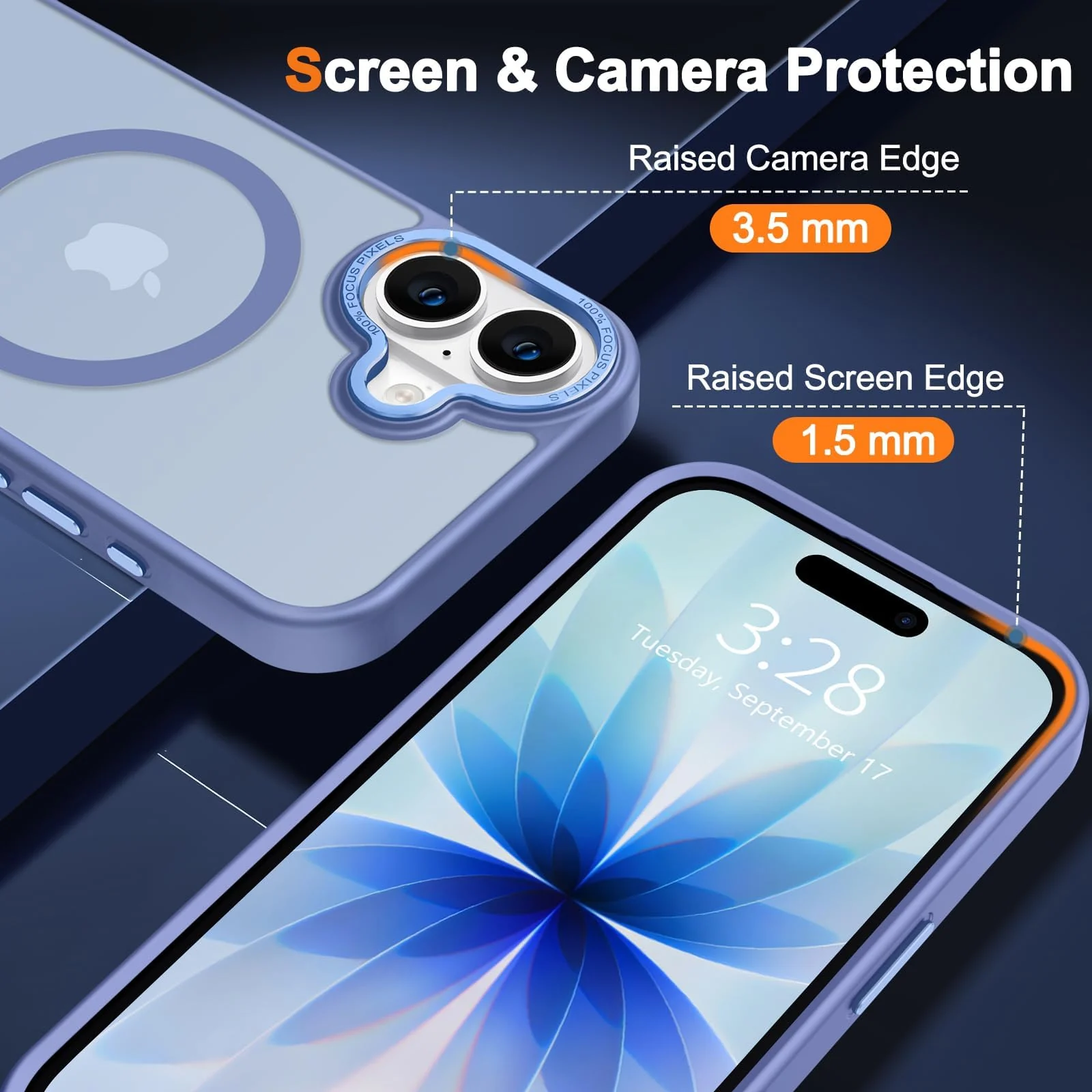 DL3 MOBILAK Protective Phone Case for Apple iPhone 17 - Light Blue
