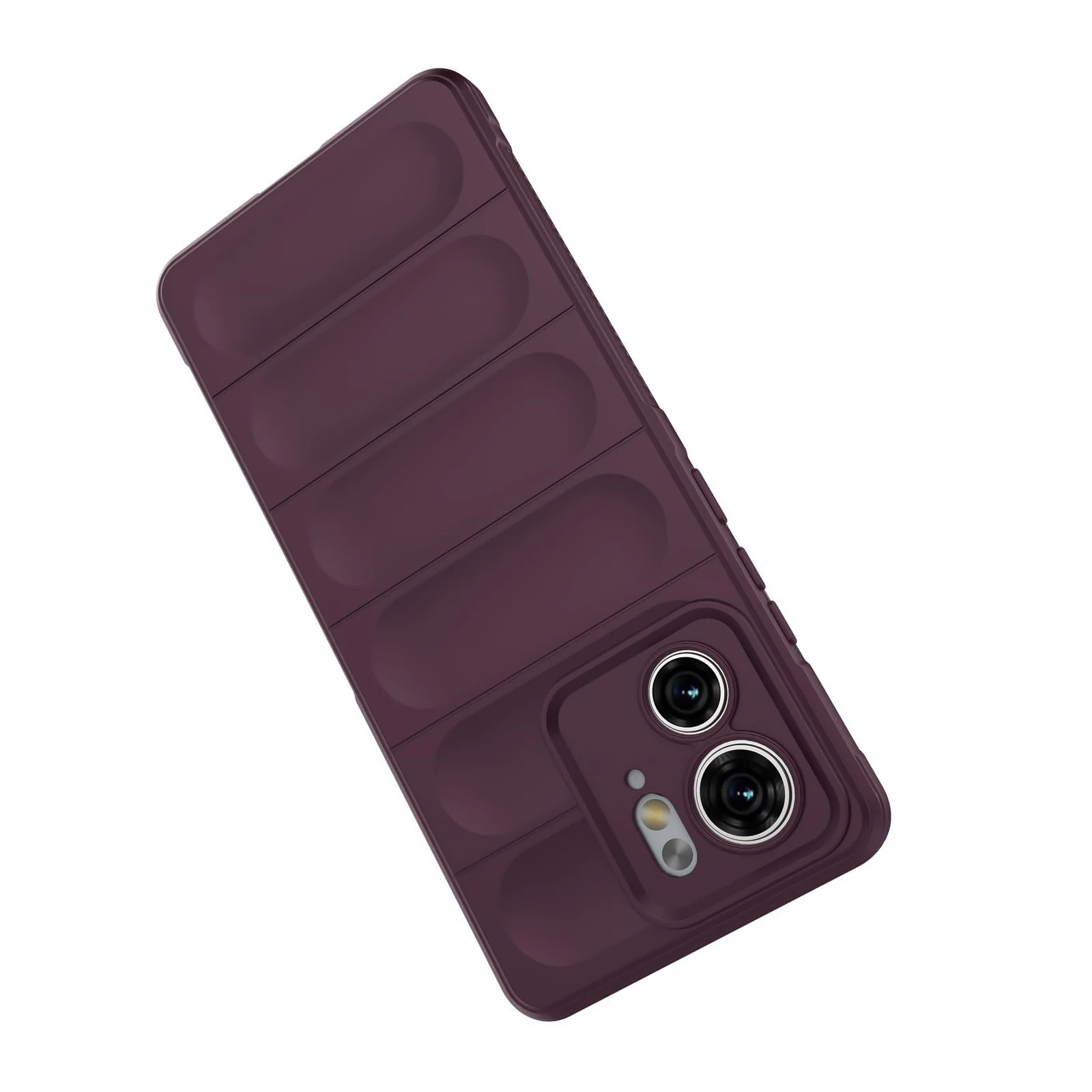 DL3 Mobilak Rugged Protective Case for Motorola Edge 40 5G, Camera protection, Shock-absorbing protection, Non-slip grip - Wine Red