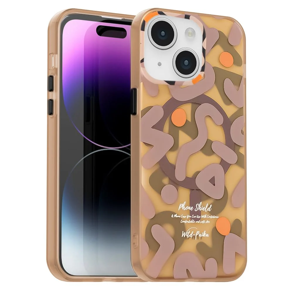 DL3 Mobilak Matte MagSafe-Compatible Magnetic Case for iPhone 13 / iPhone 14 with Camera Protection and Shockproof Design