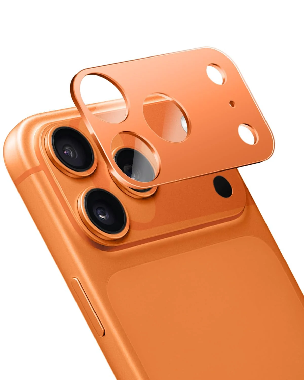 DL3 Mobilak for iPhone 17 Pro 6.3-Inch Camera Lens Protector - Ultra HD Tempered Glass Camera Len Protection Cover [Case Friendly] [Scratch-Resistant] [Night Shooting Mode] - Cosmic Orange
