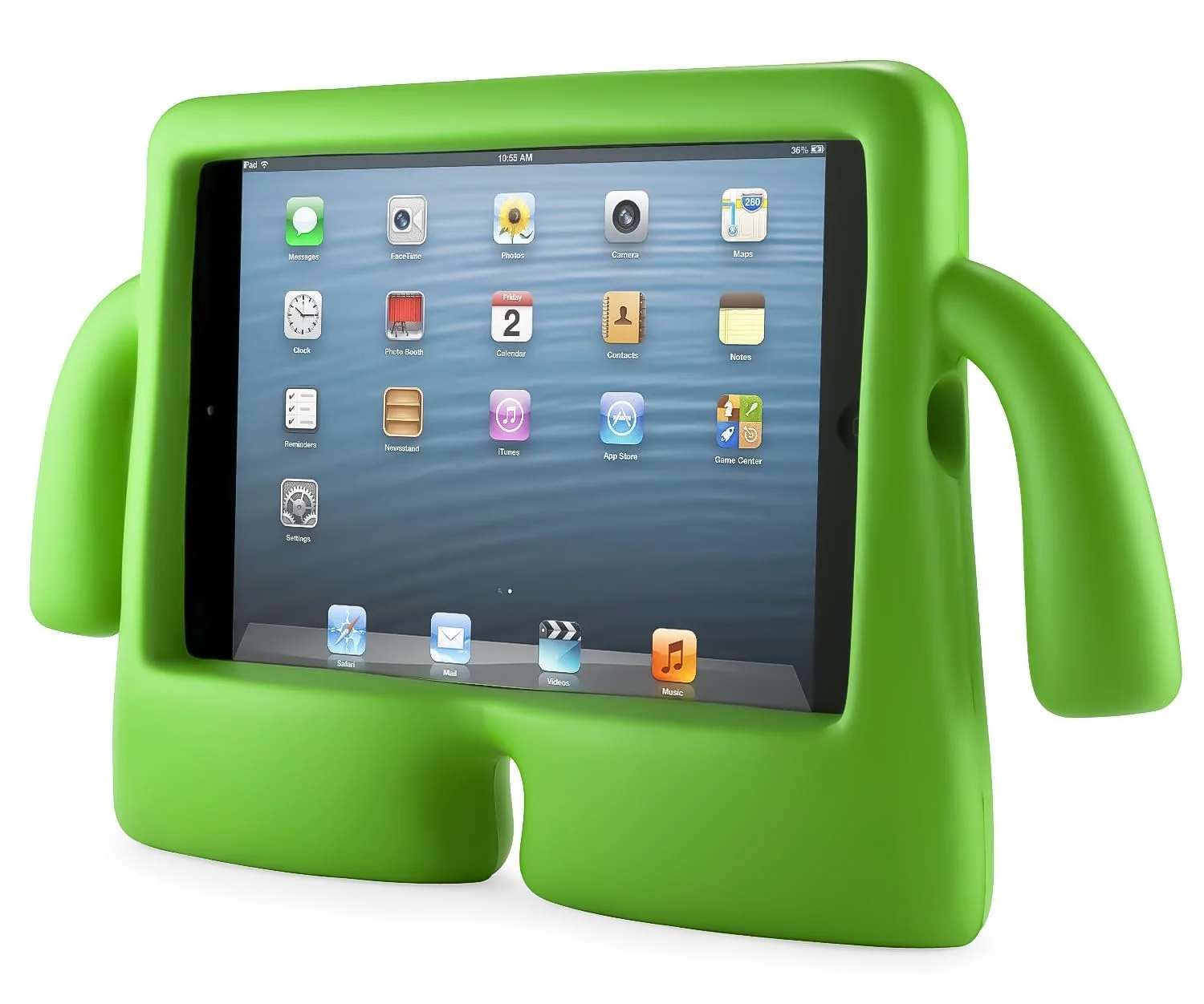 DL3 Mobilak Kids Case For iPad 6th/5th Generation (9.7 Inch, 2018/2017 Model), iPad Air 2 & 1st Case, iPad Pro 9.7 Case 2016 Case Shockproof Heavy Duty Cute Cover for Boys Girls - Green