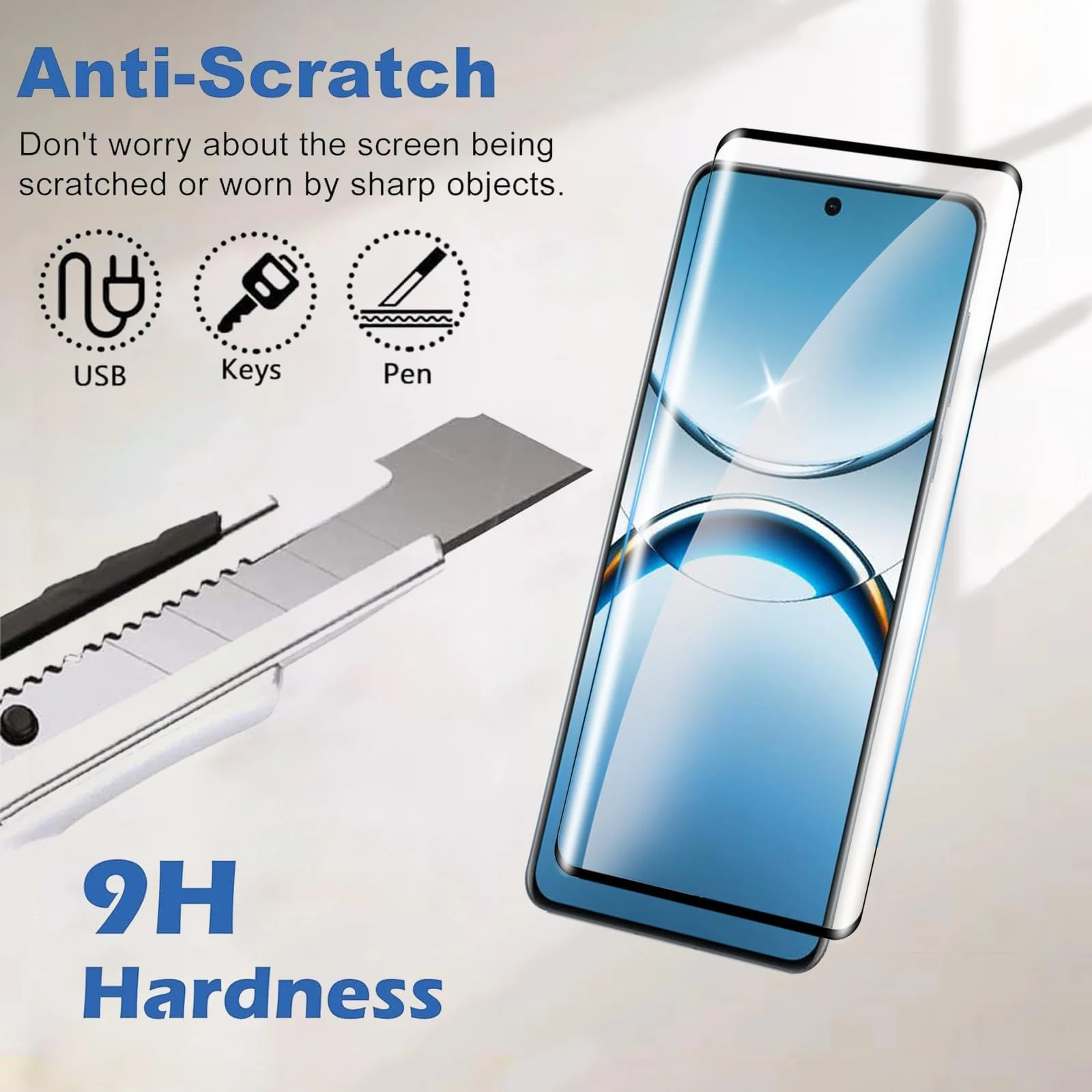 DL3 Mobilak Screen Protector for OPPO Find X8 Pro 5G, Tempered Glass Screen Saver Premium HD Protective, Scratch Resistant, NO-Bubble, 9H Hardness, Full Coverage Film - Clear