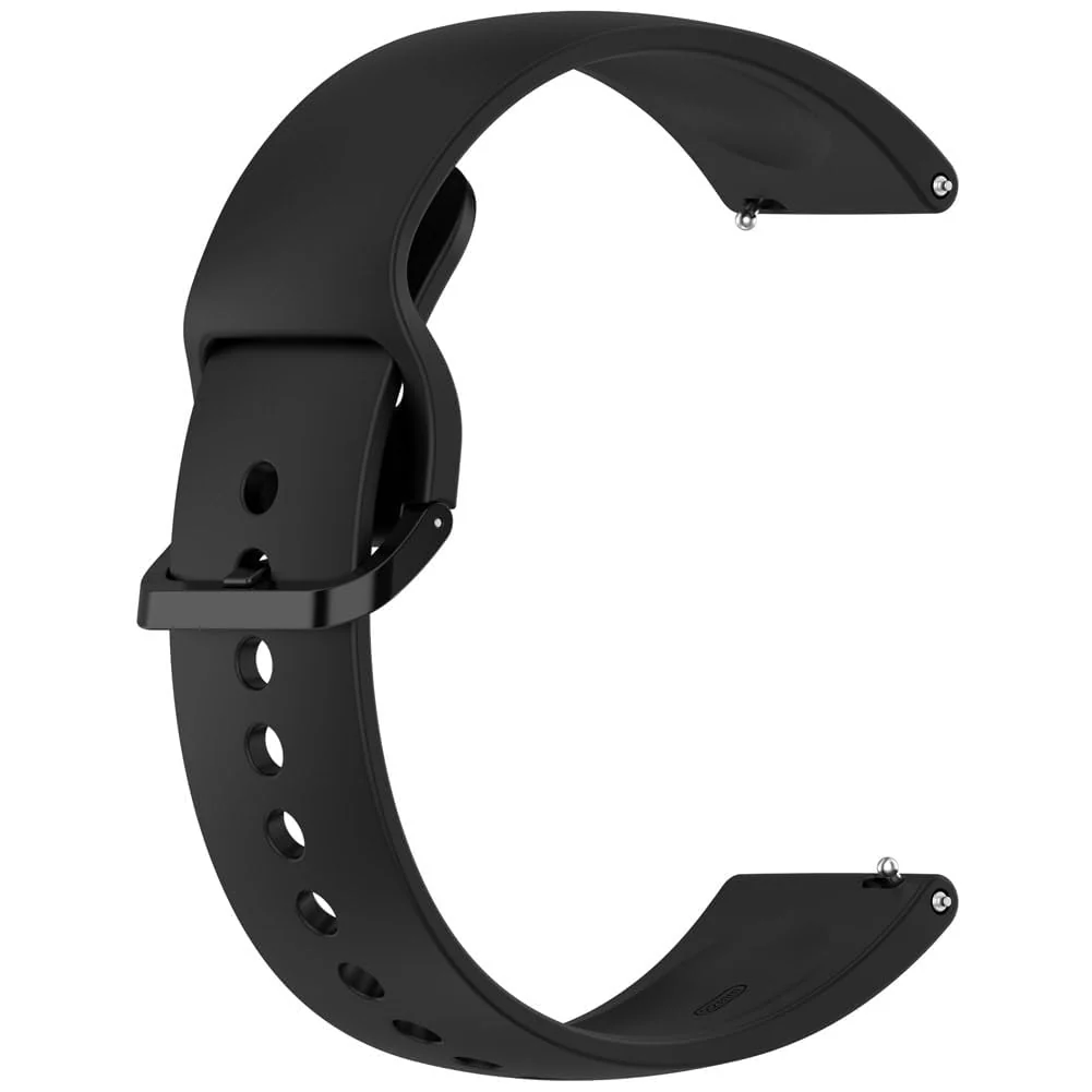 DL3 Mobilak Straps Compatible with Xiaomi Redmi Watch 5 Active/Redmi Watch 5 Lite Bracelet, 22mm Soft Silicone Replacement Band Sports Strap Wristbands [Wear-resistant] [breathable] - Black