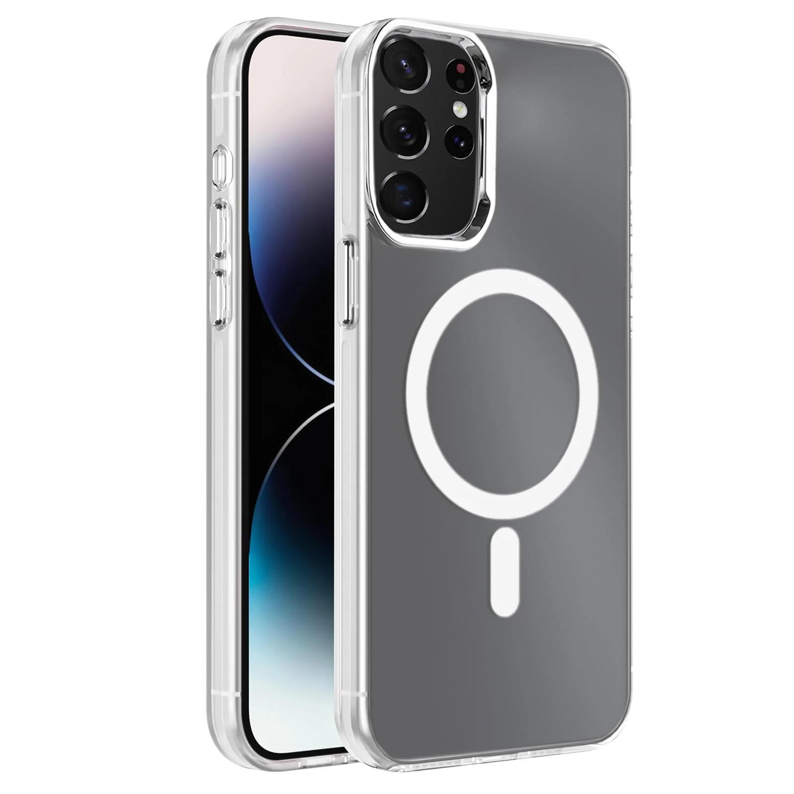 DL3 Mobilak Case For Samsung Galaxy S25 Ultra Case Crystal [Not Compatible with MagSafe] Soft TPU Gel Case Flexible Silicone Anti-Scratch TPU Cover - Clear
