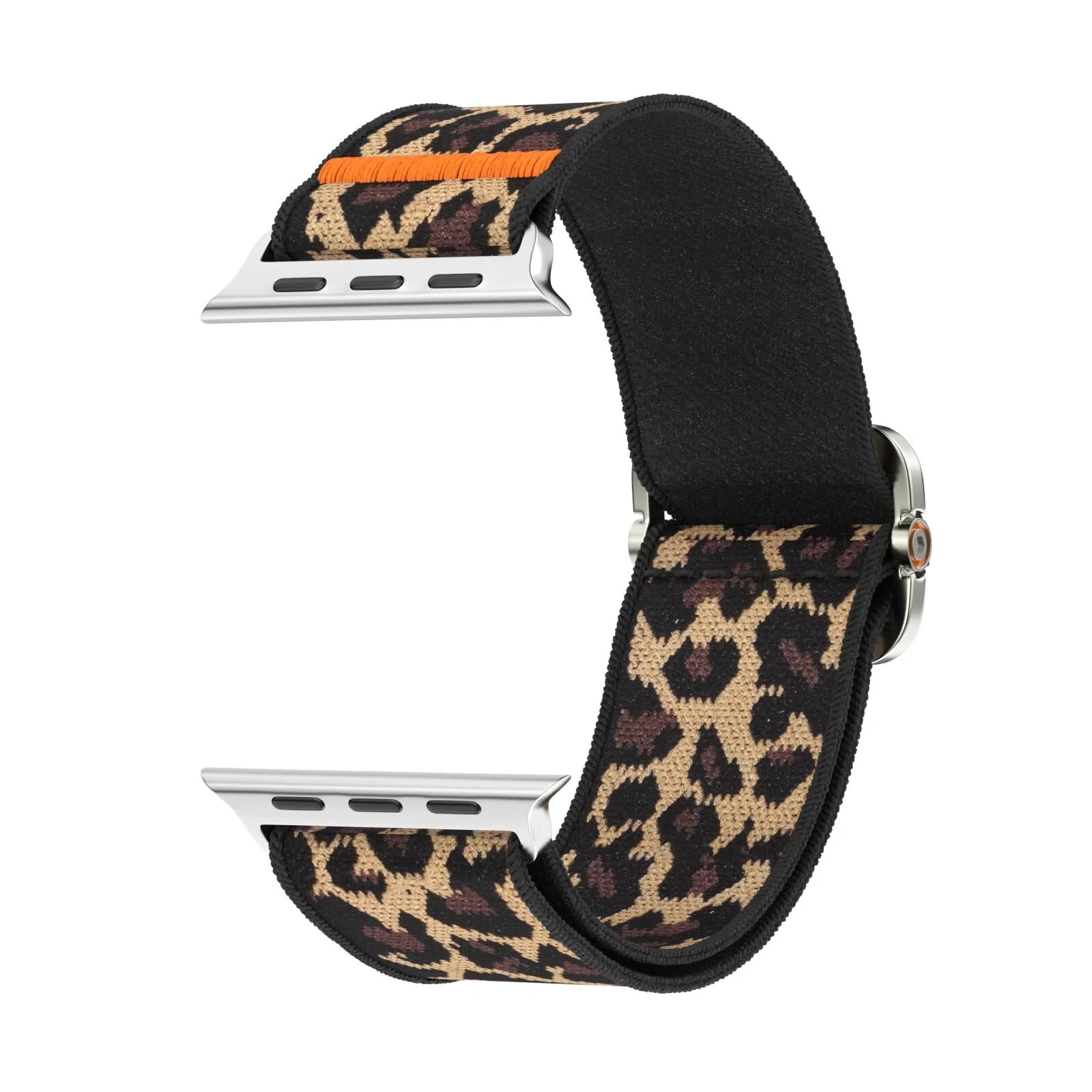 DL3 Mobilak Strap Compatible with Apple Watch Ultra/Ultra 2 Strap 49mm 46mm 45mm 44mm 42mm, Nylon Sport Band for iWatch Ultra SE Series 10 9 8 7 6 5 4 3 2 1, Men - Leopard