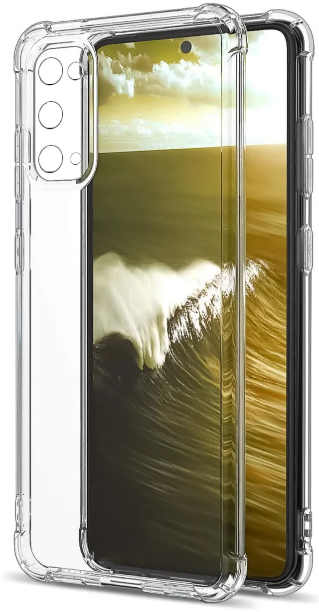 DL3 Mobilak Case Compatible with Samsung Galaxy Note 20, Cover Silicone TPU Gorilla Anti-shock Protector Camera Shockproof Corners - Clear