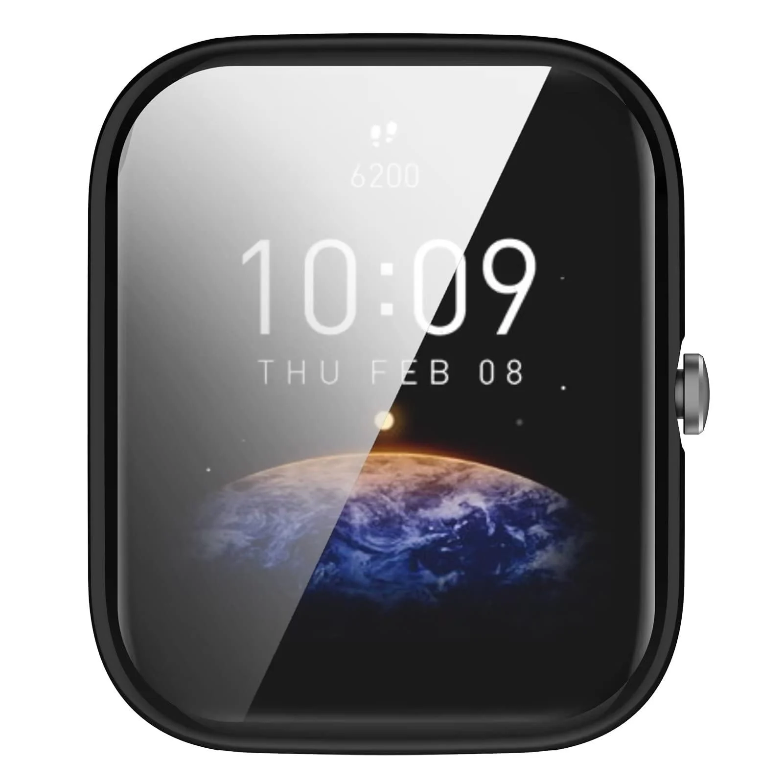 DL3 Mobilak Case Compatible with Amazfit Bip3 Pro/Amazfit Bip 3 Case All-Around Screen Protector Watch Soft TPU Shockproof Cover Slim Guard Thin Bumper Shell Protector - Black