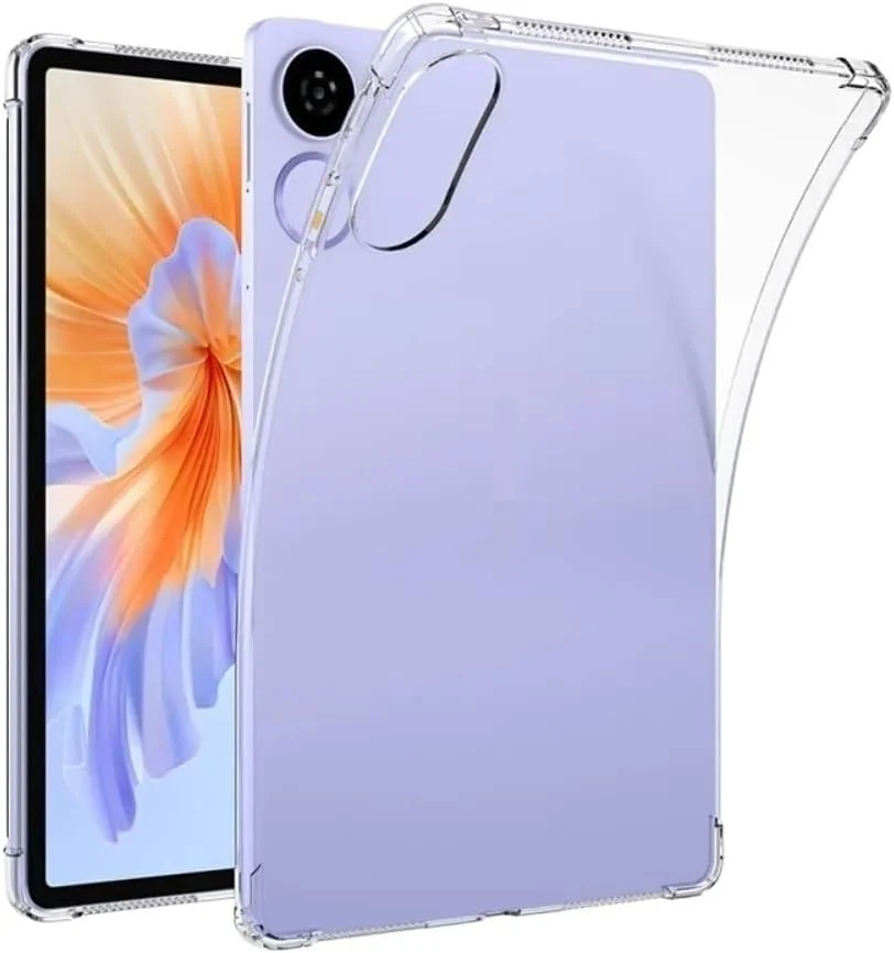 "DL3 Mobilak Case For Honor Pad V9 11.5"" 2025, Ultra Thin Silicone Shockproof Back Shell HD TPU Protective Cover - Clear"