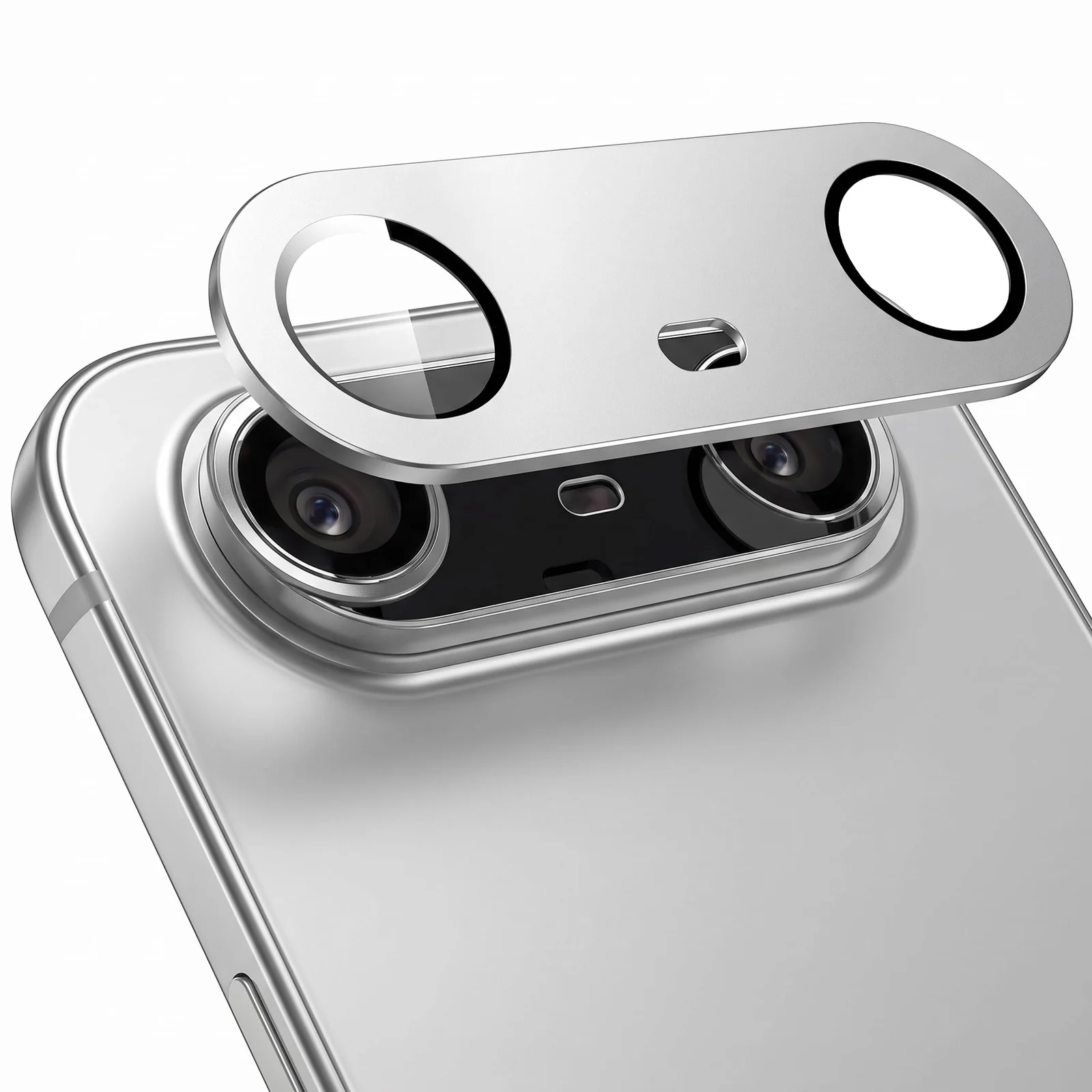 DL3 MOBILAK Individual Ring Camera Lens Protector for Tecno Spark Slim - Silver