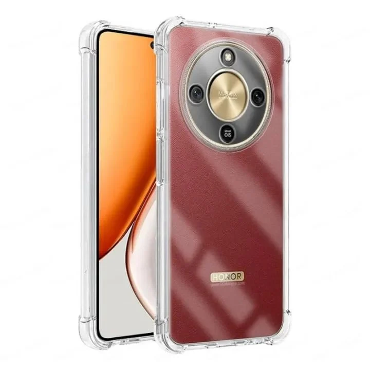 DL3 Mobilak Clear TPU Protective Case for Honor X9D 5G with Camera Protection and Shockproof Design - Clear