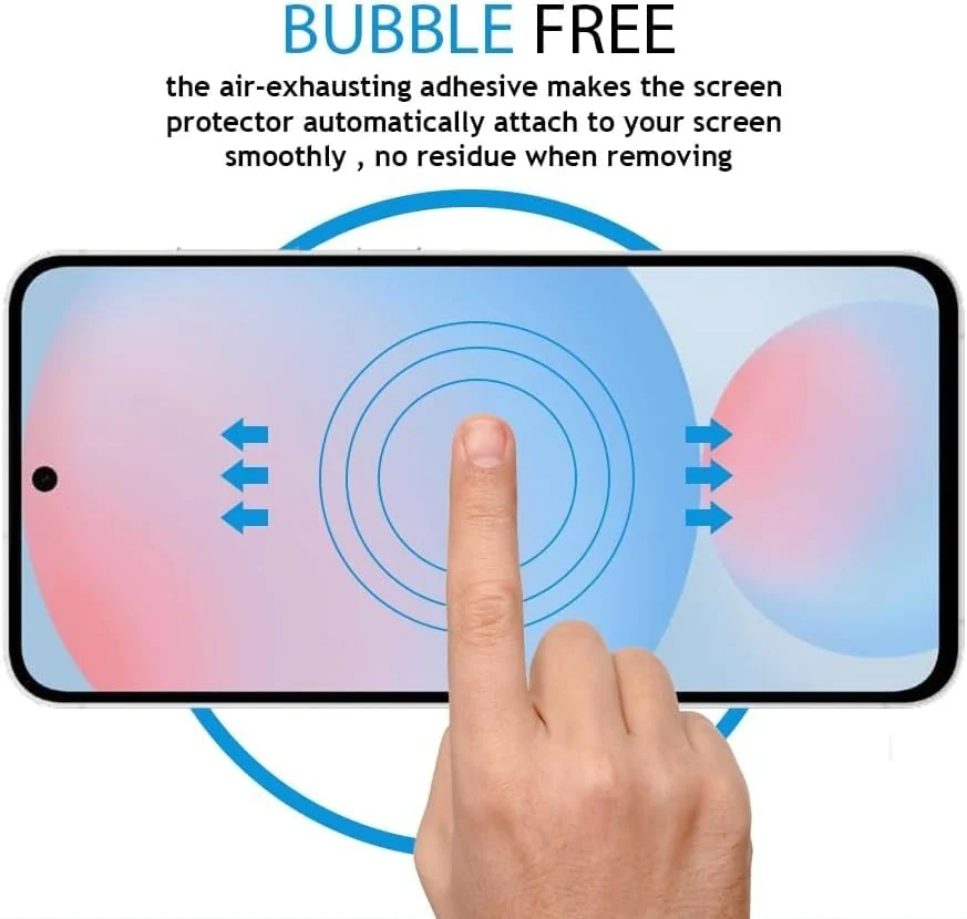 DL3 Mobilak Screen Protector for Samsung Galaxy S24 FE, Tempered Glass Screen Saver Premium HD Protective, Scratch Resistant, NO-Bubble, 9H Hardness, Full Coverage Film - Clear