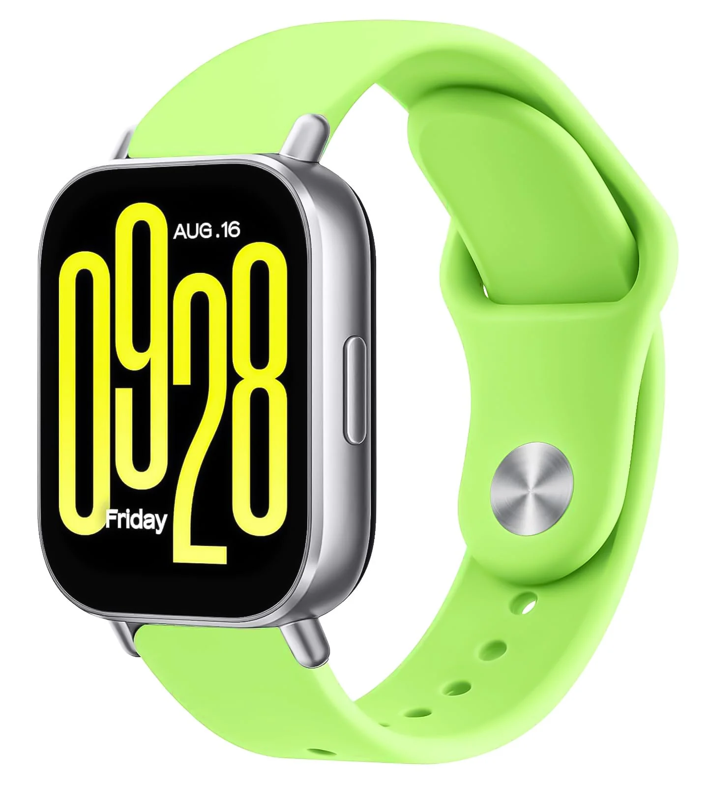 DL3 Mobilak Straps Compatible with Xiaomi Redmi Watch 5 Active/Redmi Watch 5 Lite Bracelets for Men Women, 22mm Soft Silicone Strap, Waterproof Adjustable Band Sports Replacement - Neon Green