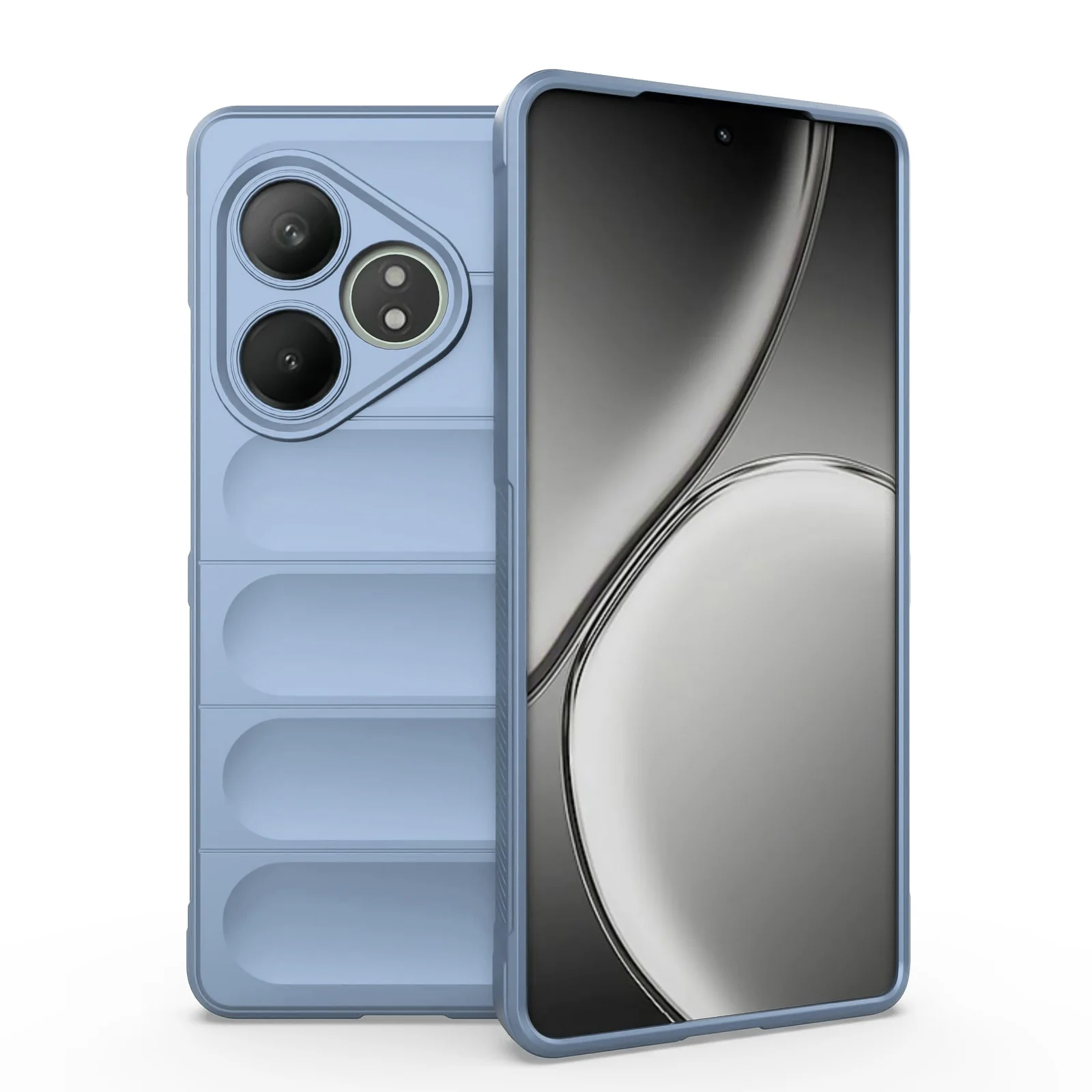 DL3 Mobilak Flexible Silicone and TPU Protective Case with Camera Protection for realme GT6 / GT Neo6 / GT Neo 6 SE / GT 6T - Baby Blue