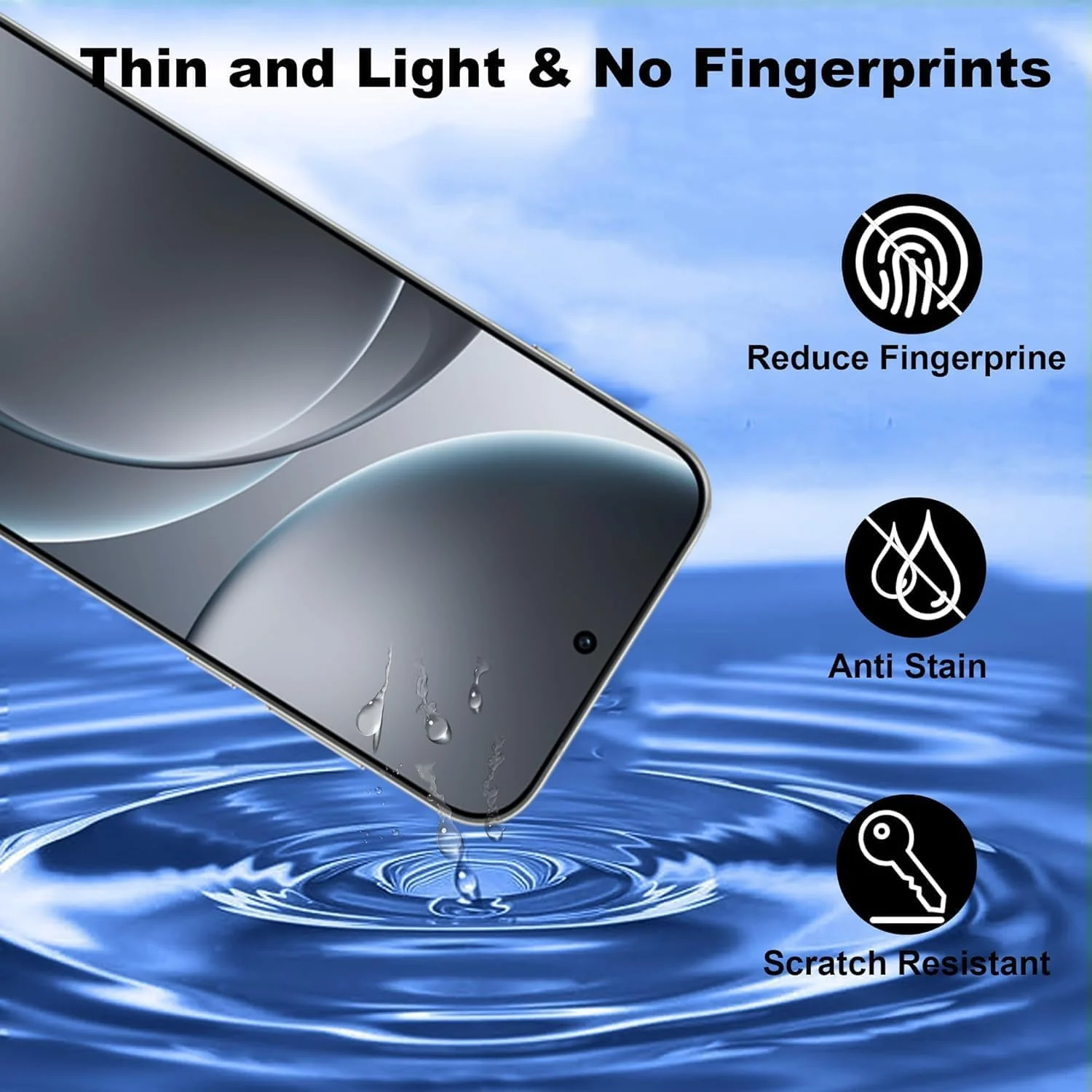DL3 Mobilak for OPPO Find X9 Pro Tempered Glass Screen Protector, 9H Hardness Anti-Scratch Tempered Glass flim, Friendly, Anti-Scratch - Clear