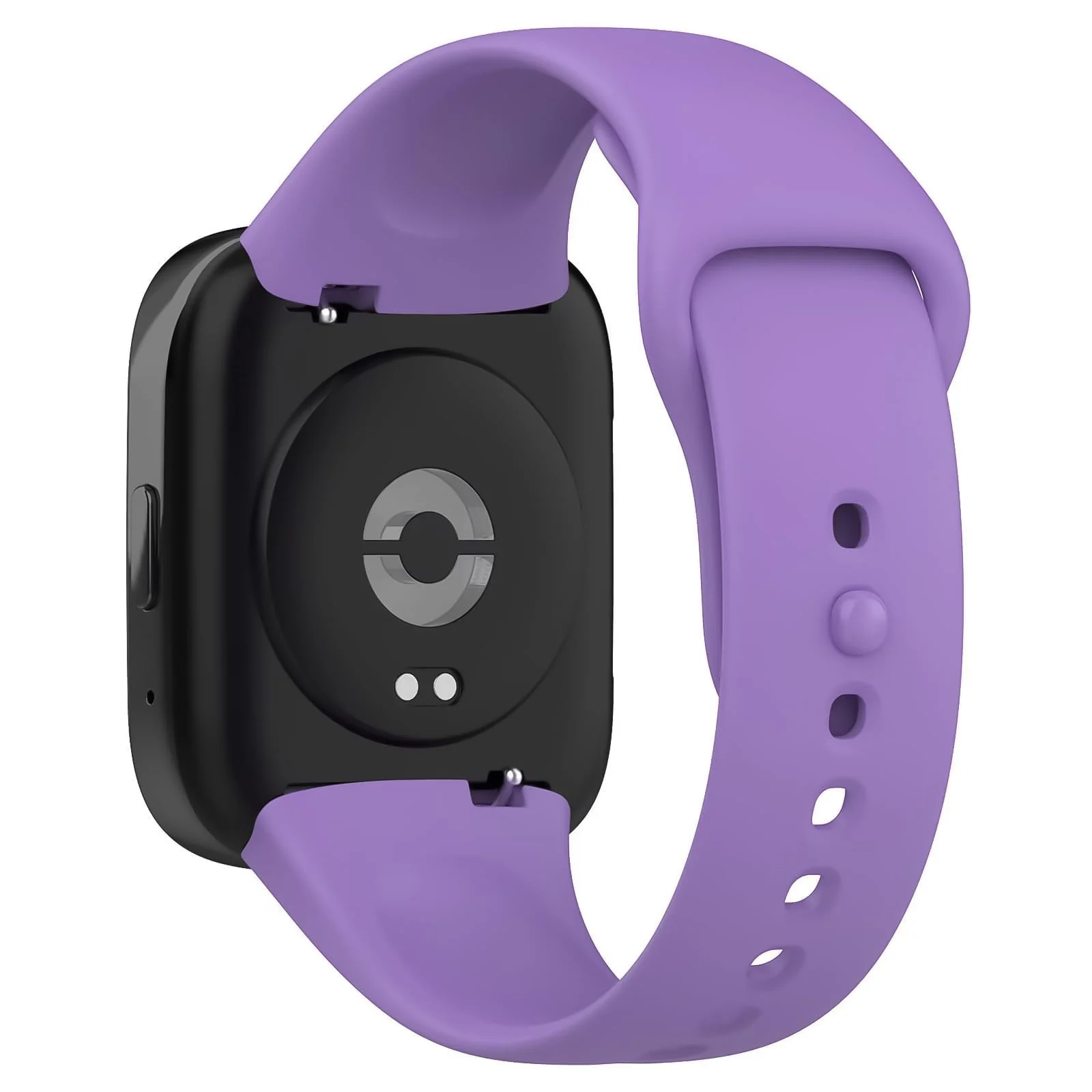 DL3 Mobilak Strap Silicone Compatible With Xiaomi Redmi Watch 3 Active/Redmi Watch 3 Lite, Sport Silicone Watch Band Wrist Strap, Bracelet Wristband Wrist Strap - Purple