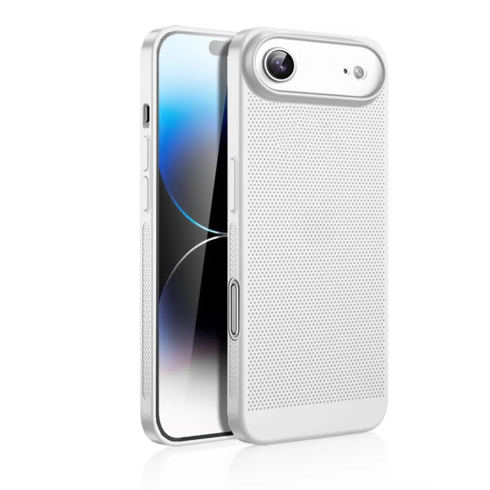 DL3 Mobilak PC Protective Case for iPhone 17 Air with Camera Protection and Shockproof Design - White