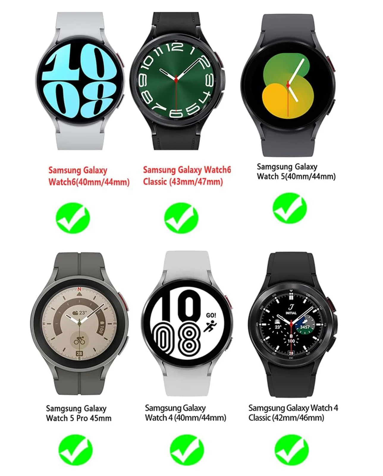DL3 Mobilak No Gap Bands Compatible with Samsung Galaxy Watch 7 5 4 6 Band 44mm 40mm/Watch 5 Pro 45mm/Galaxy Watch 4 Classic 46mm 42mm Strap,20mm Quick Release Sport Replacement Bands for Women Men - Leopard