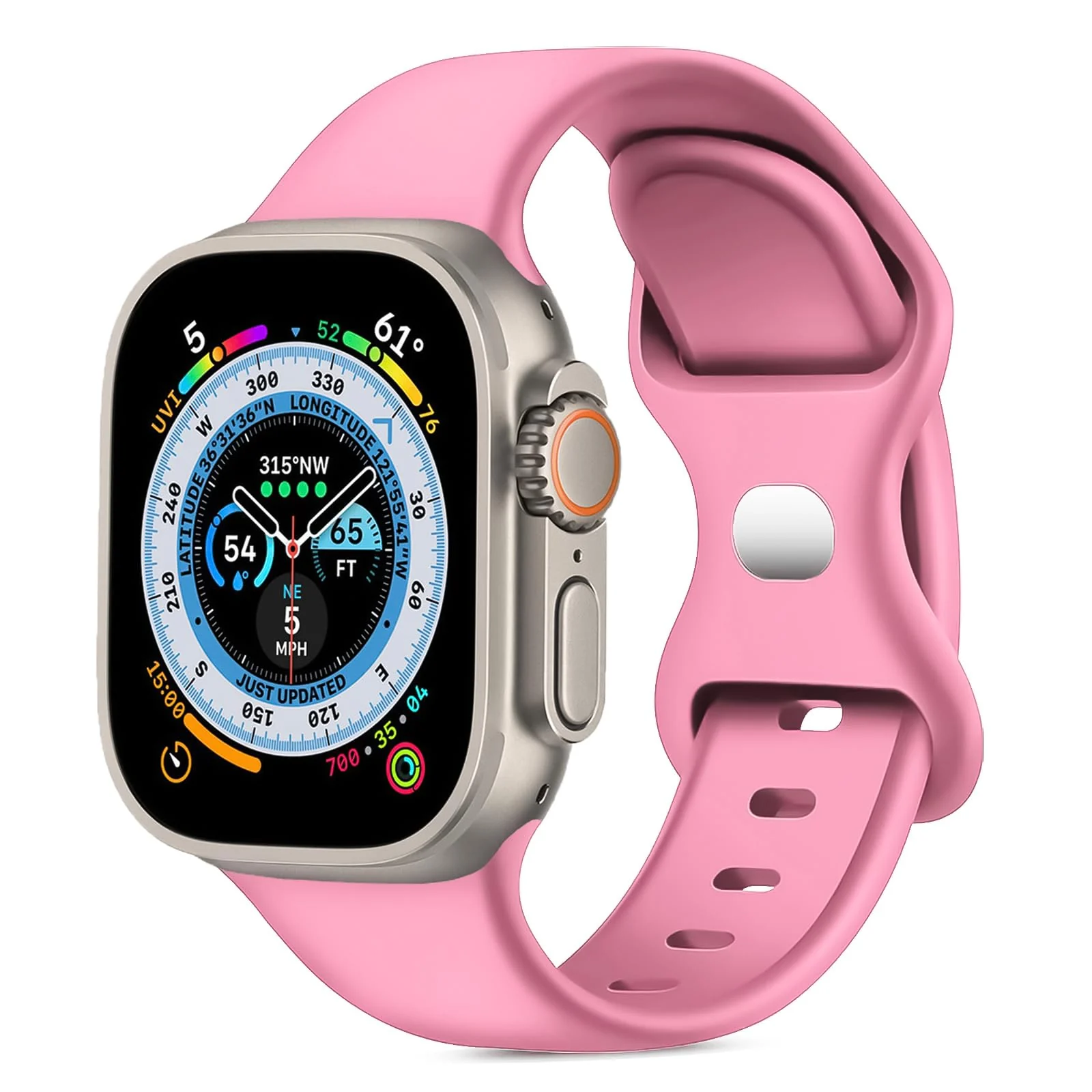 42MM/44MM/45MM/49MM — DL3 Mobilak Bands Compatible with Apple Watch Ultra 49mm 45mm 44mm 42mm 41mm 40mm 38mm, Replacement Soft Silicone Strap for iWatch Series 9/8/7/6/5/4/3/2/1 (B. , 42MM/44MM/45MM/49MM)