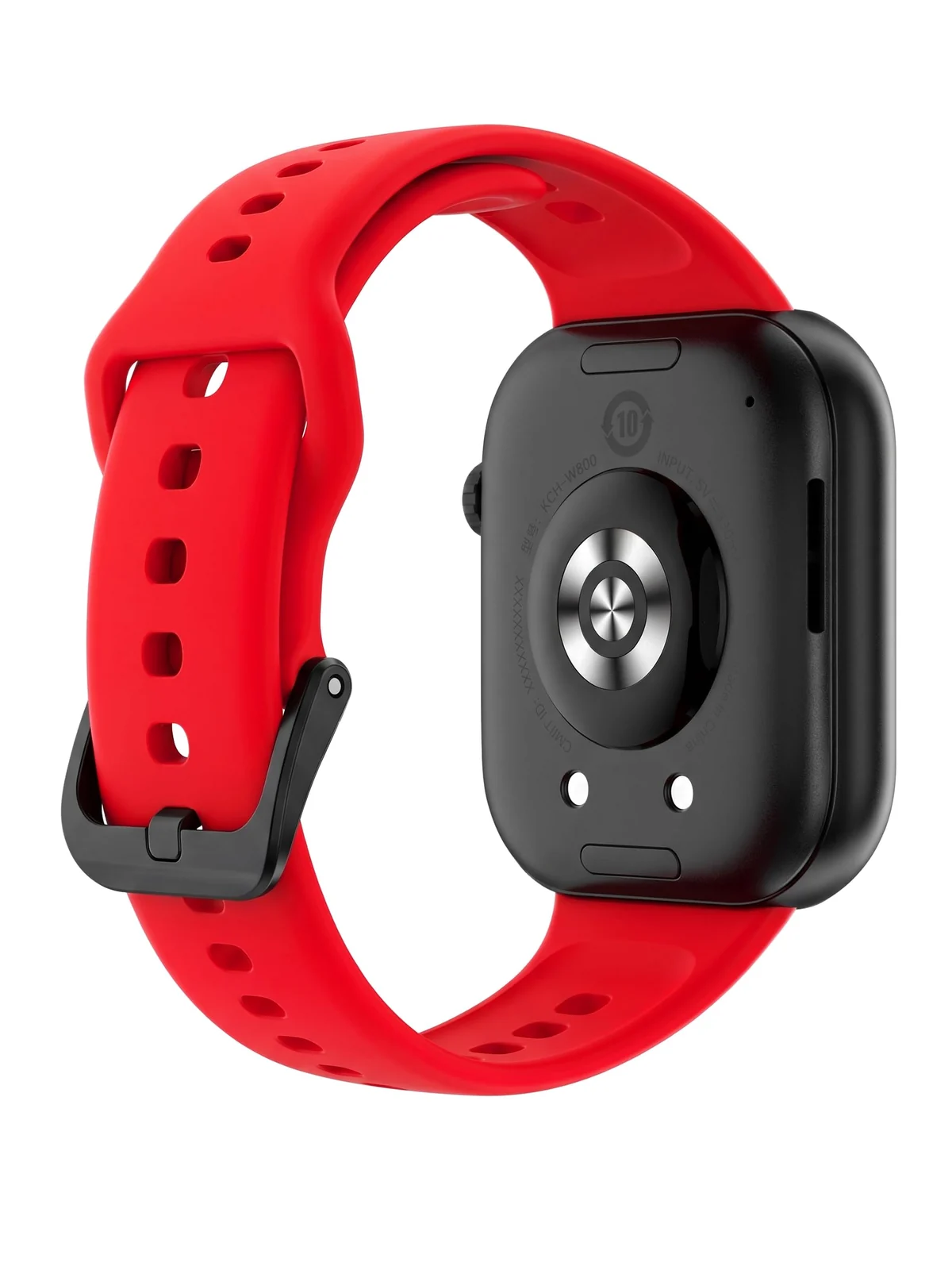 DL3 Mobilak Silicone Bracelet for HONOR Choice Watch 2i Strap, Soft Silicone Sport Replacement Strap for Women/Men, Adjustable Waterproof Sports Band for HONOR Choice Watch 2i - Red