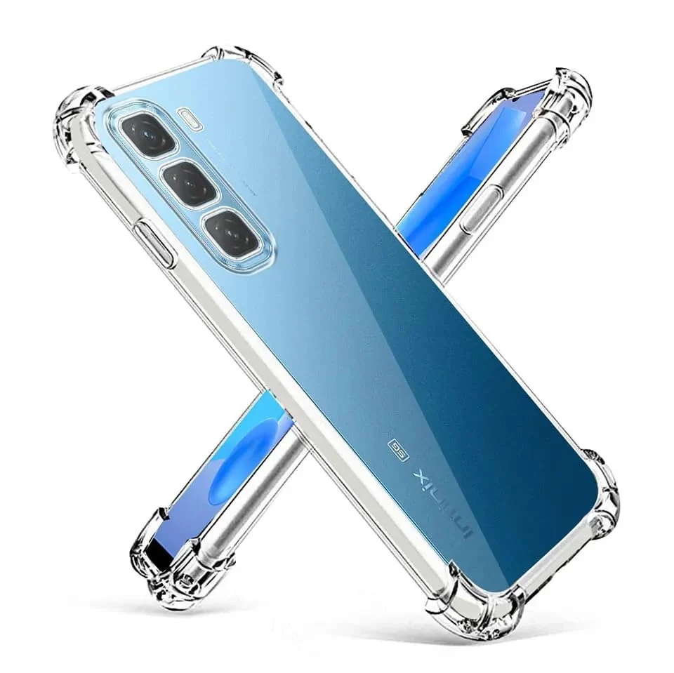 DL3 Mobilak Clear TPU Case for Infinix Hot 50, Camera protection, Shock-absorbing protection, Scratch-resistant surface - Clear