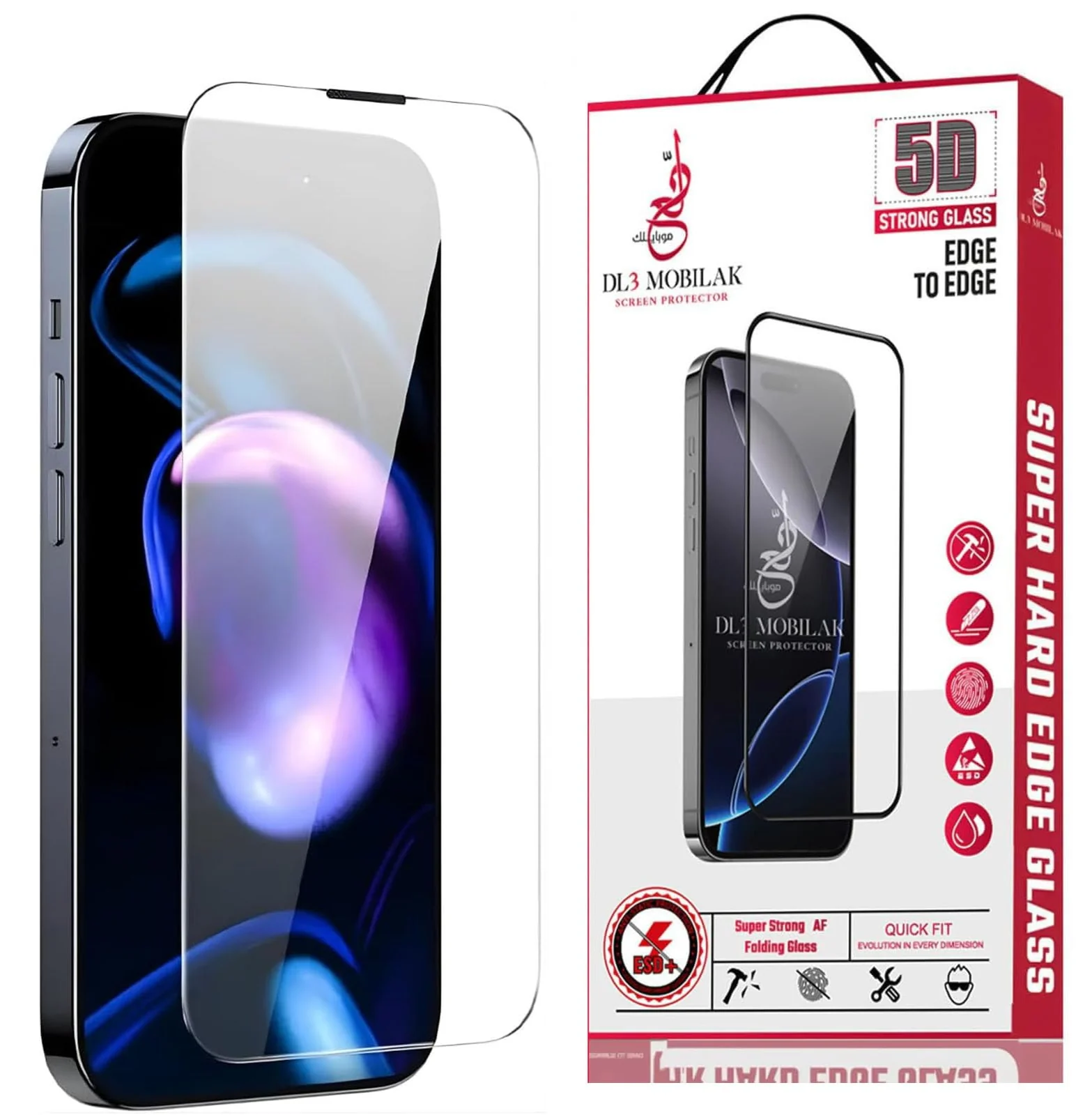 DL3 Mobilak for iPhone 12 Pro Max Tempered Glass Screen Protector, 9H Hardness Anti-Scratch Tempered Glass flim, Case Friendly, Anti-Scratch