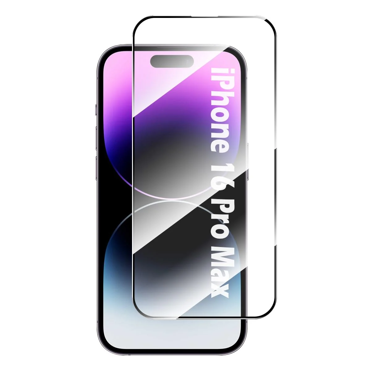 DL3 Mobilak for iPhone 16 Pro Max 6.9-Inch Tempered Glass Screen Protector, 9H Hardness Anti-Scratch Tempered Glass flim, Case Friendly, Anti-Scratch For iPhone 16 Pro Max - Clear