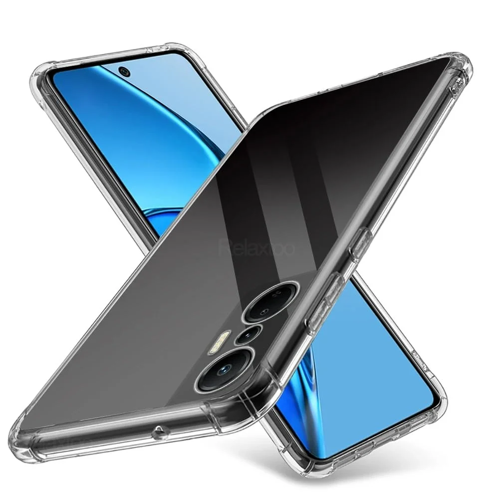 DL3 Mobilak Clear TPU Case for Infinix Hot 20 4G, Camera protection, Shock-absorbing protection, Non-slip grip - Clear