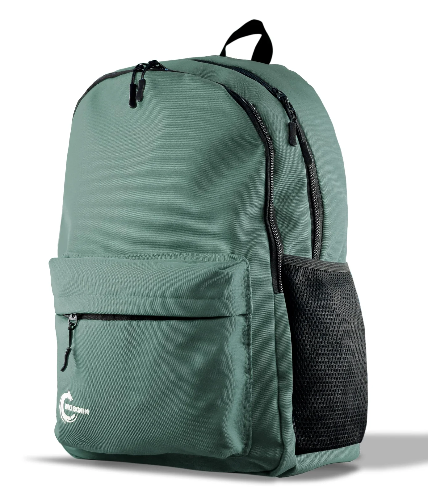 Mobigon Backpack for Student, School Bag, Large Capacity Backpack, Aesthetic Bookbag, Fashion Simple Casual Daypacks for Men Women, For School Shopping Travel Sports Vacation - Light Green
