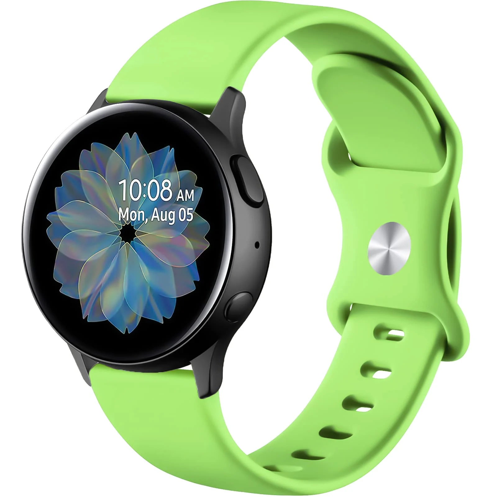 DL3 Mobilak Silicone Band 22MM Strap For Samsung Galaxy Watch 3 45mm/Watch 46mm/Gear S3/For Huawei watch GT4 GT3 46MM/Watch 3&4/3&4 Pro/GT2E/GT2 Pro/GT GT2 46MM/Amazfit GTR 4/3/3 Pro/2/2e - Black