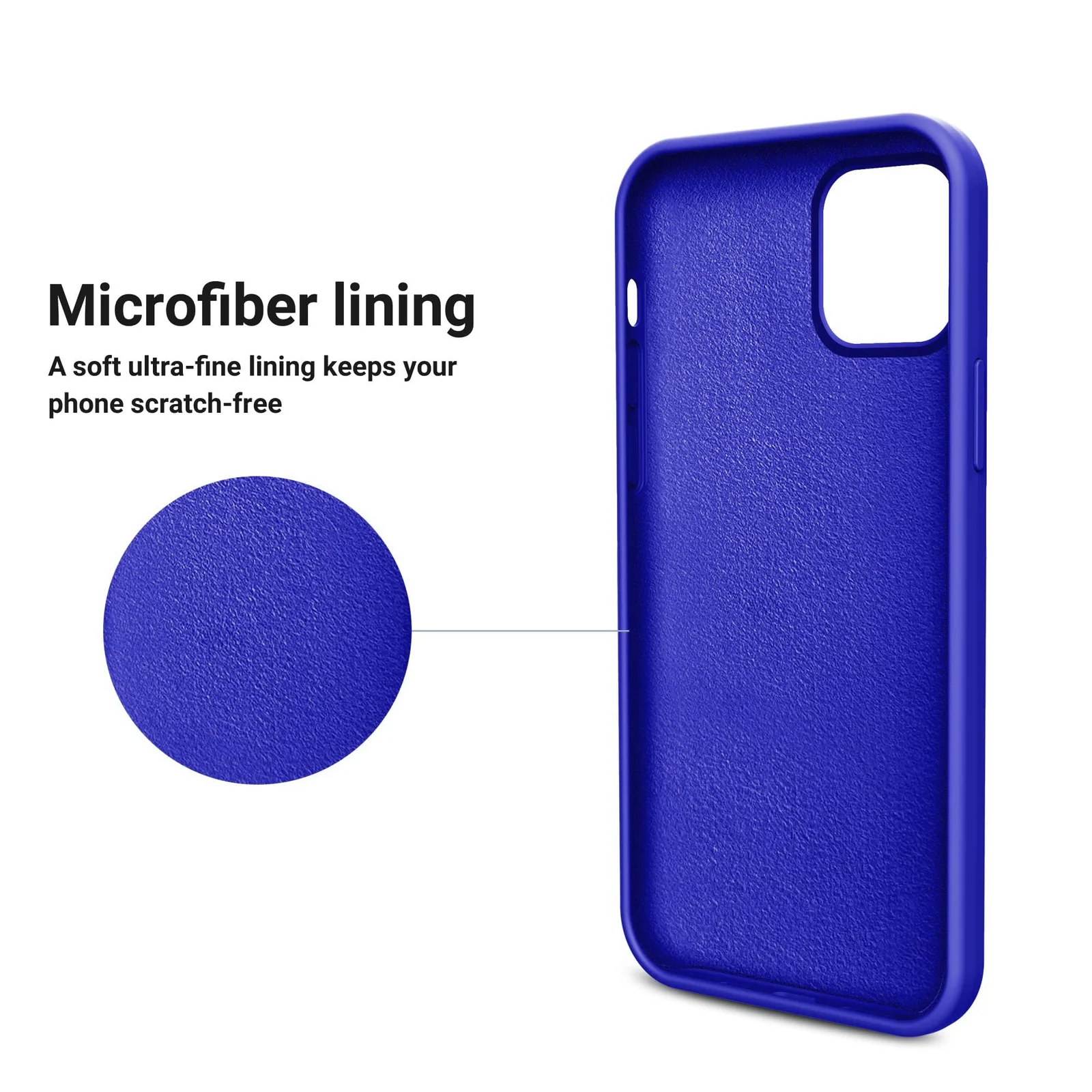 DL3 Mobilak Liquid Silicone Case for iPhone 15 Pro, Supports wireless charging, Shock-absorbing protection, Scratch-resistant surface - Pepsi