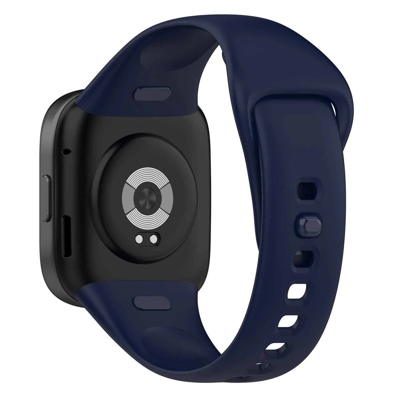 DL3 Mobilak Strap Watch Silicone Compatible With Xiaomi Redmi Watch 3, Sport Silicone Watch Band Wrist Strap, Bracelet Wristband Wrist Strap for Redmi Watch3 - Midnight Blue