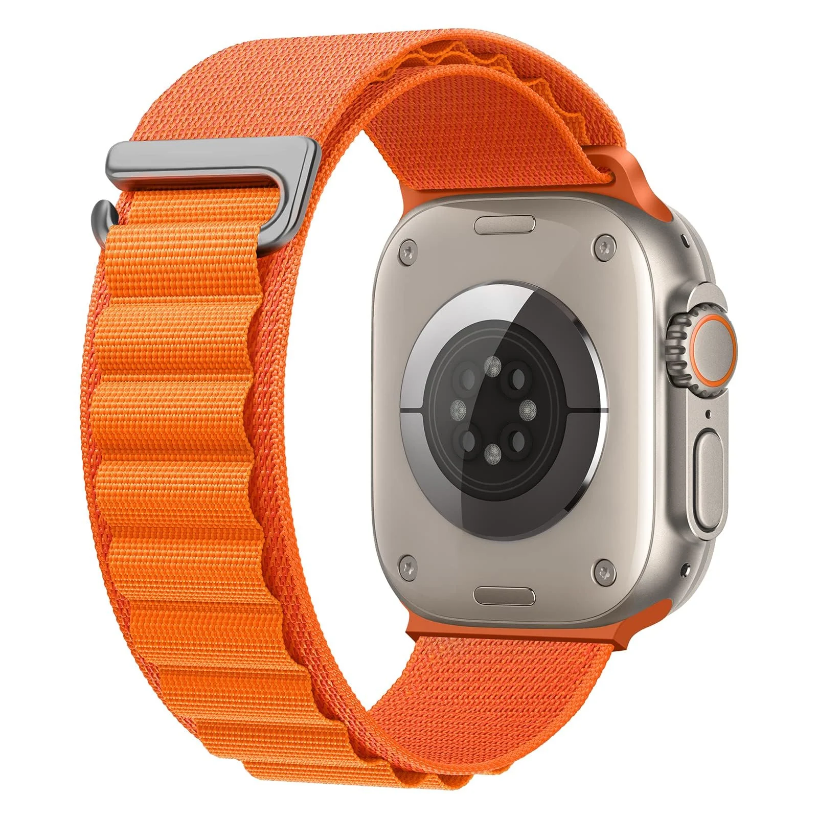 Dl3 Mobilak Compatible with Apple Watch Band 38MM 40MM 41MM Men Women, Rugged Alpine Loop Nylon Sport Bands with Titanium C-Hook Stap for iWatch Series SE 2 SE 9 8 7 6 5 4 3 2 1 (Turquoise)