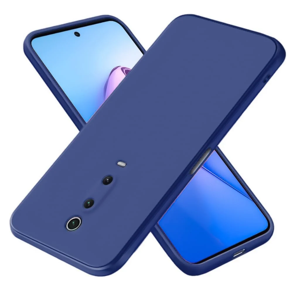 Dl3 Mobilak Compatible with Xiaomi Mi 9T/Mi 9T Pro/Redmi K20/K20 Pro Case, Liquid Silicone Case, Full Body Camera Protective Cover, Shockproof, Slim Phone Case, Soft Microfiber Lining - Black