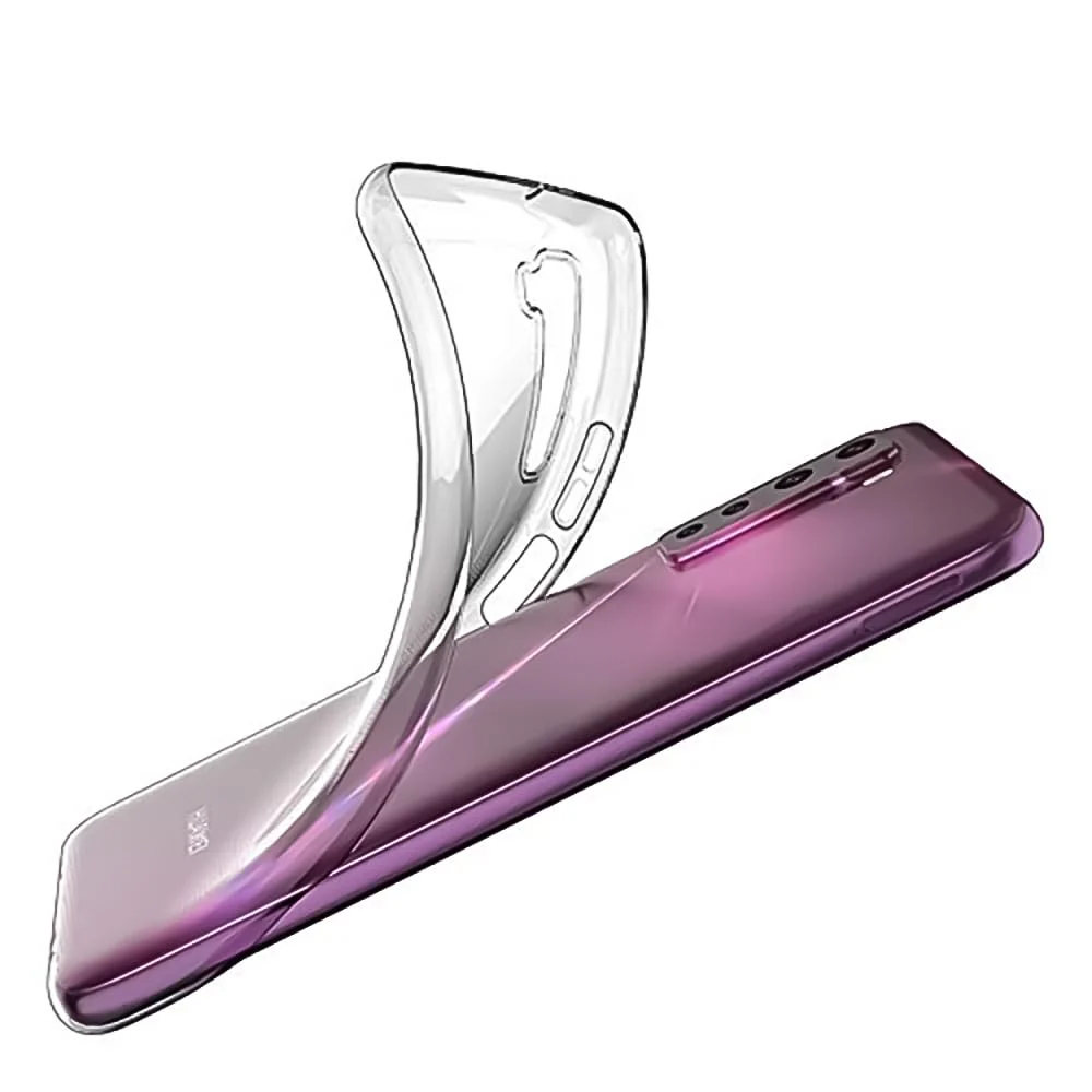 DL3 Mobilak Protective Case Compatible with Huawei Nova 7 SE Cover, Mobile Phone Case Thin Soft Silicone Anti-Yellow Protective Case - Clear
