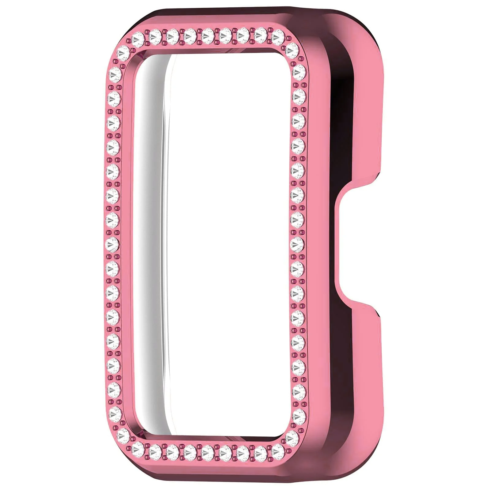 MOBIGON Crystal Bling PC Frame Case for Huawei Band 11, Pink