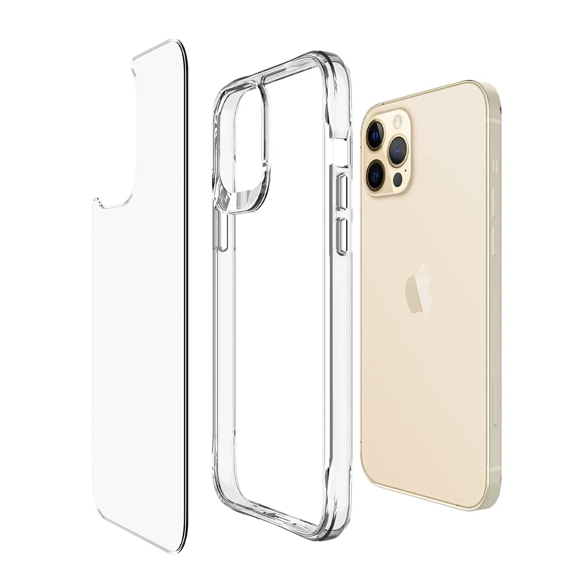 DL3 Mobilak Clear Protective Case for iPhone 13, iPhone 14 - Clear